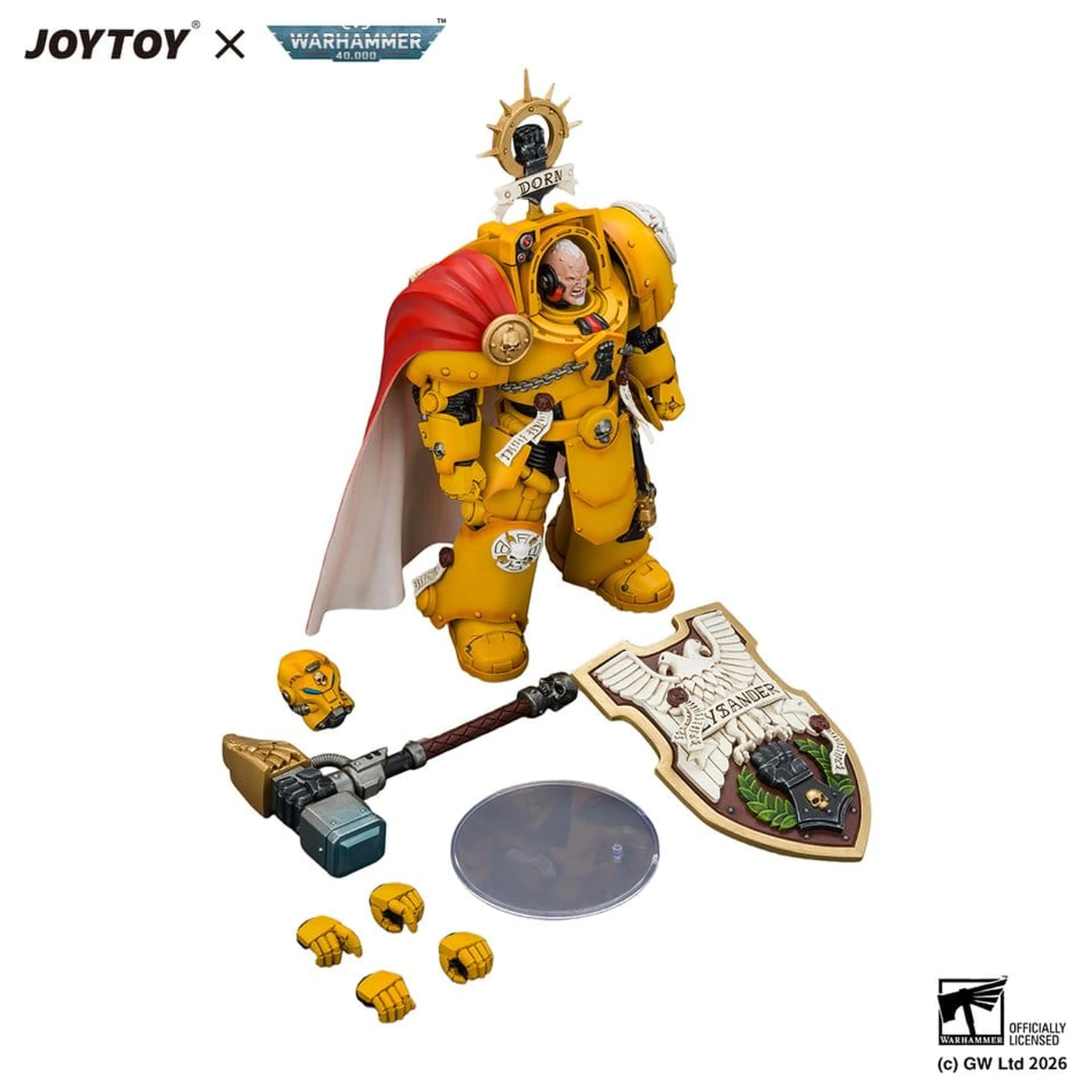 Warhammer akcijska figura Imperial Fists Darnath Lysander 14 cm fotografija proizvoda