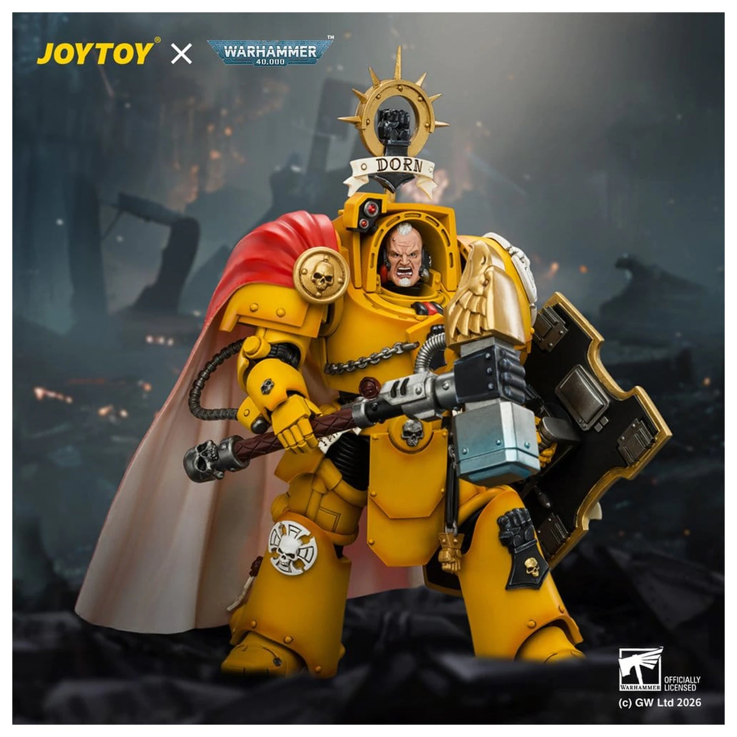 Warhammer akcijska figura Imperial Fists Darnath Lysander 14 cm fotografija proizvoda