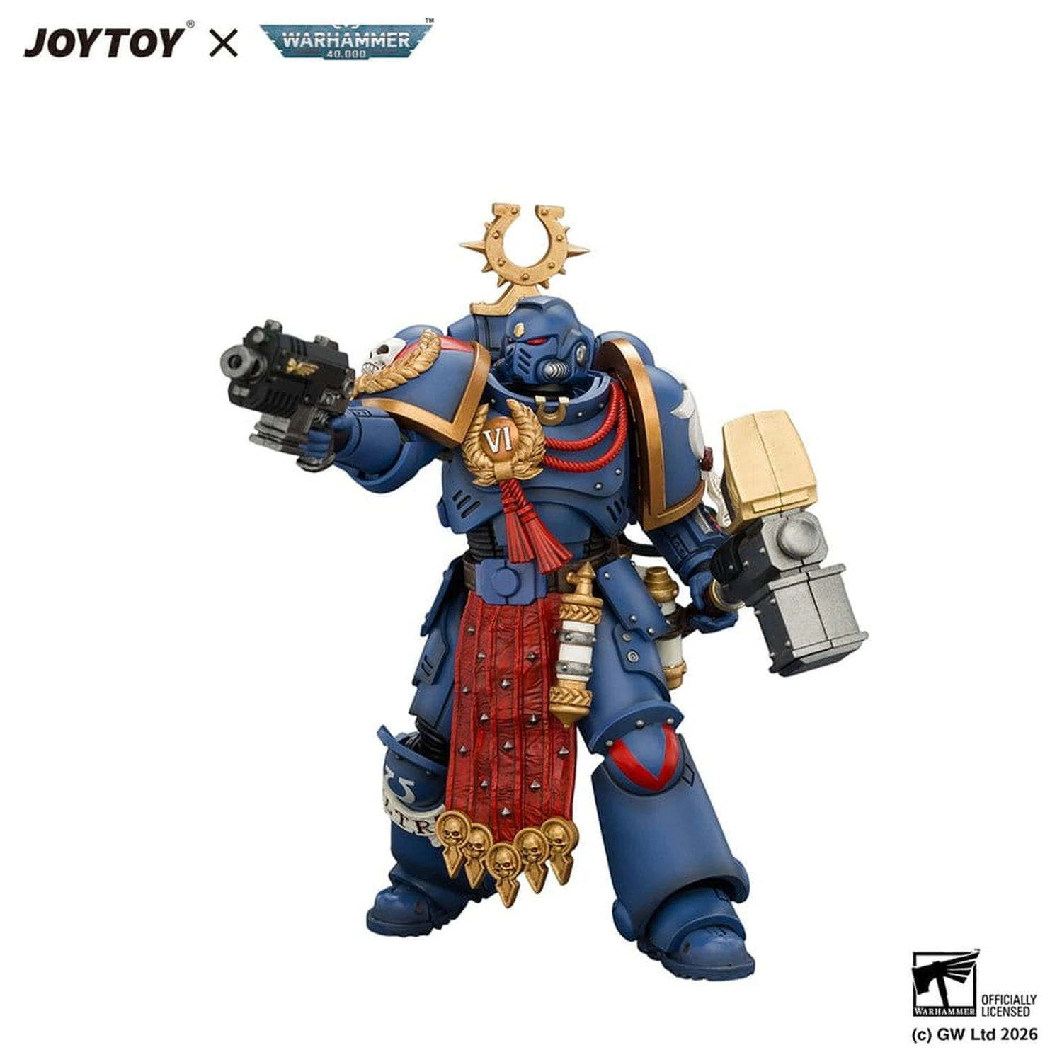Warhammer Akcijska figura Ultramarines Ferren Areios 12 cm fotografija proizvoda