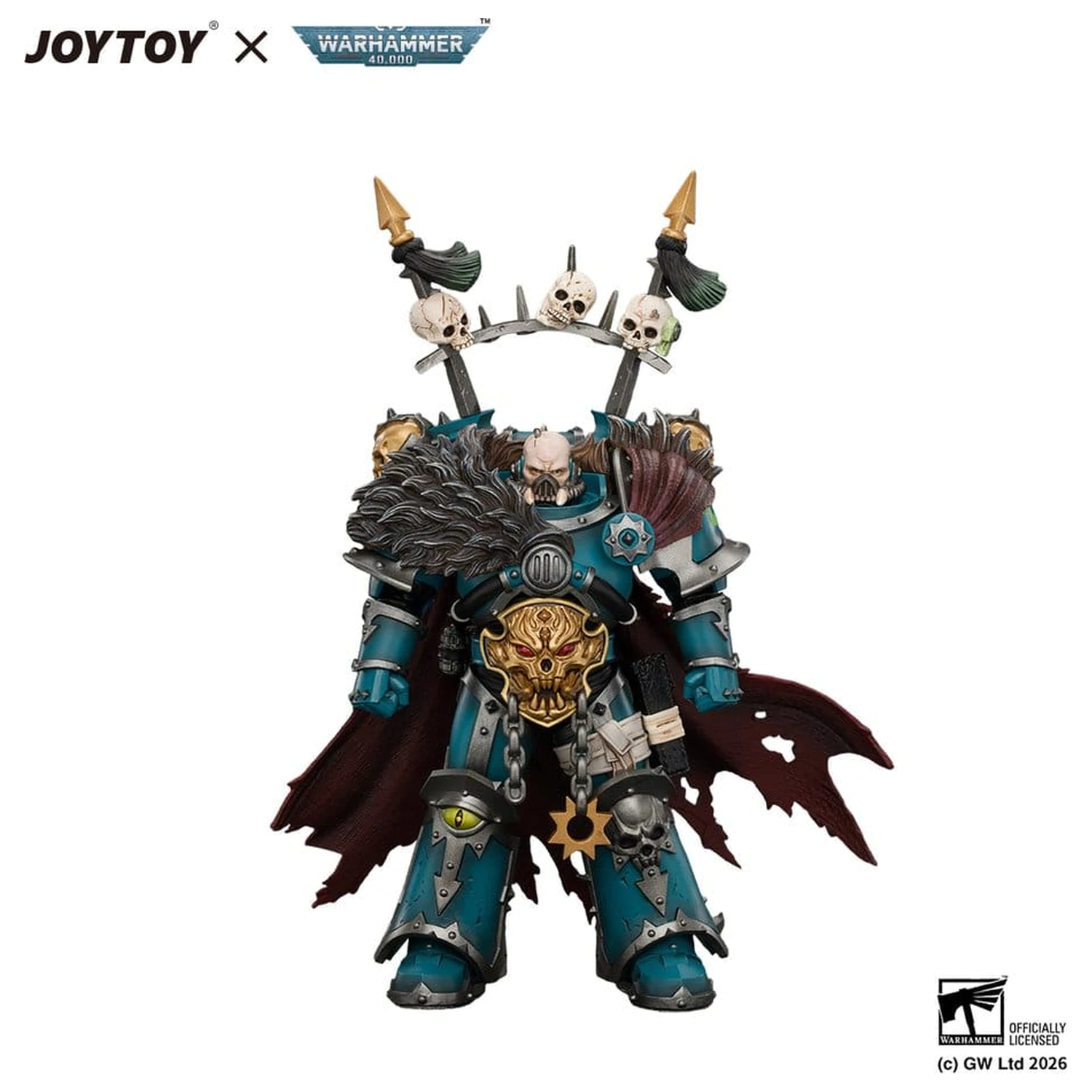 Warhammer akcijska figura Alpha Legion Chaos Lord 13 cm fotografija proizvoda