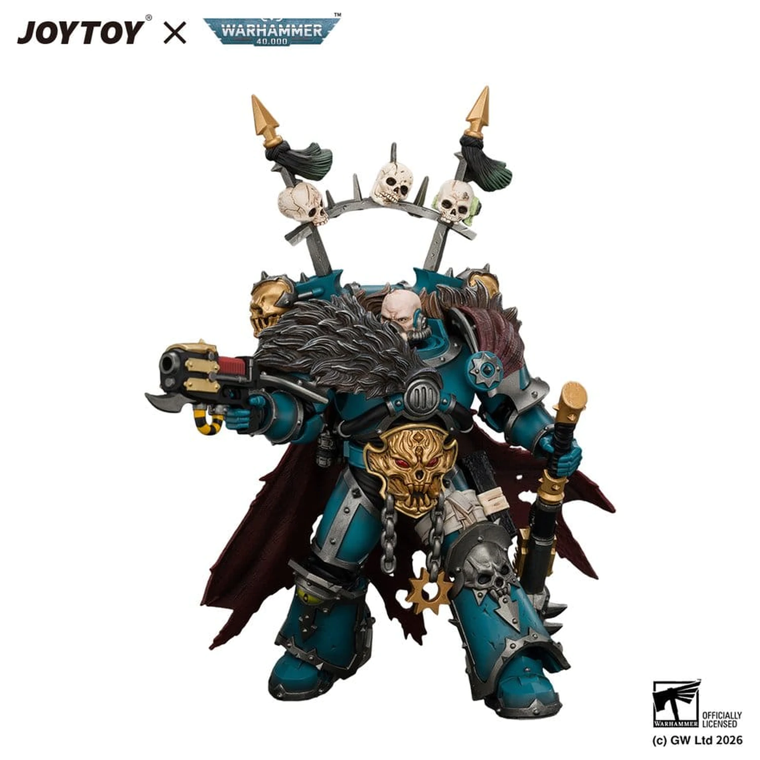 Warhammer akcijska figura Alpha Legion Chaos Lord 13 cm fotografija proizvoda