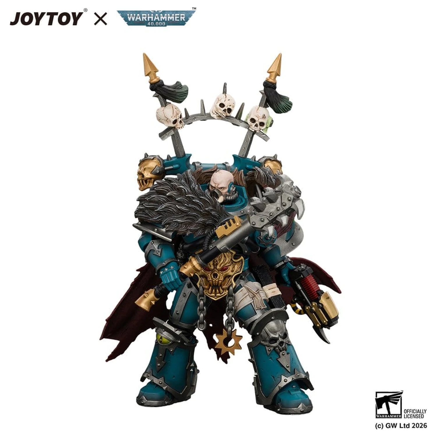 Warhammer akcijska figura Alpha Legion Chaos Lord 13 cm fotografija proizvoda