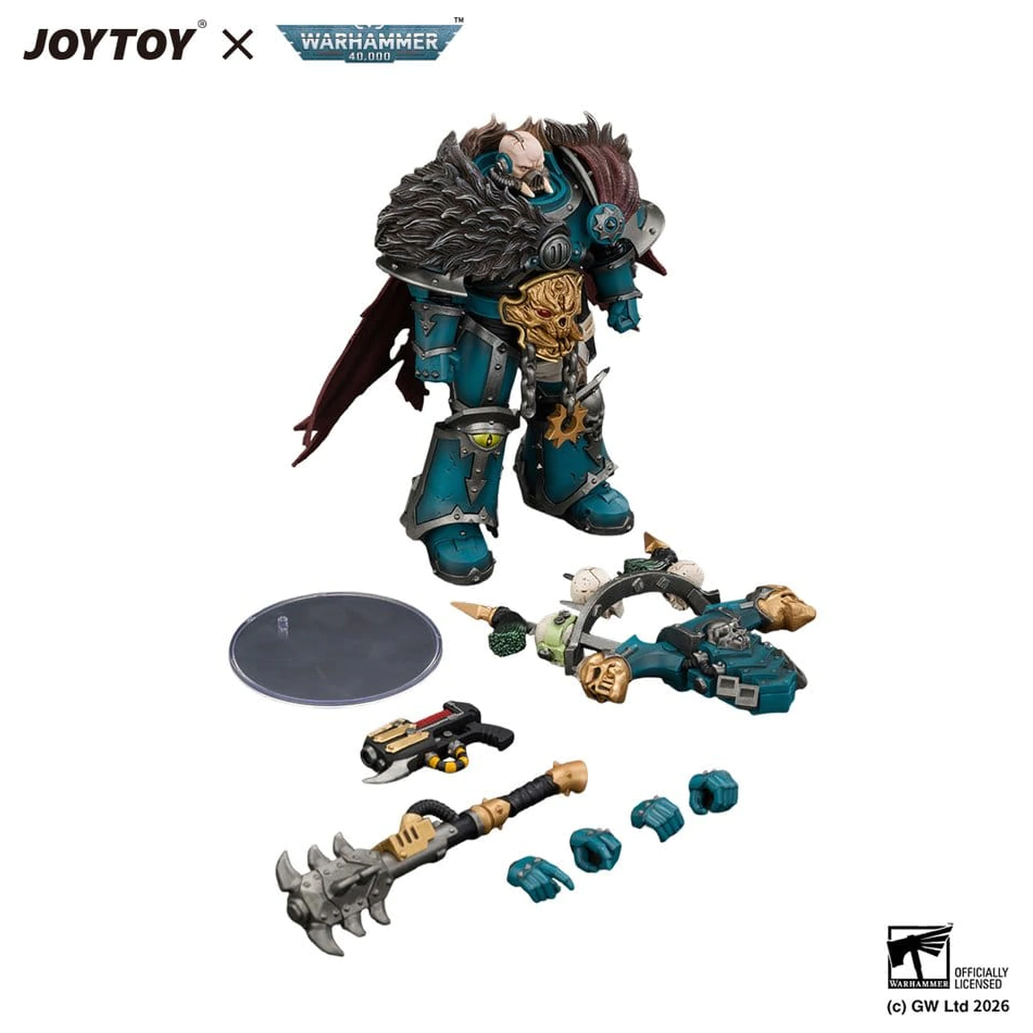 Warhammer akcijska figura Alpha Legion Chaos Lord 13 cm fotografija proizvoda