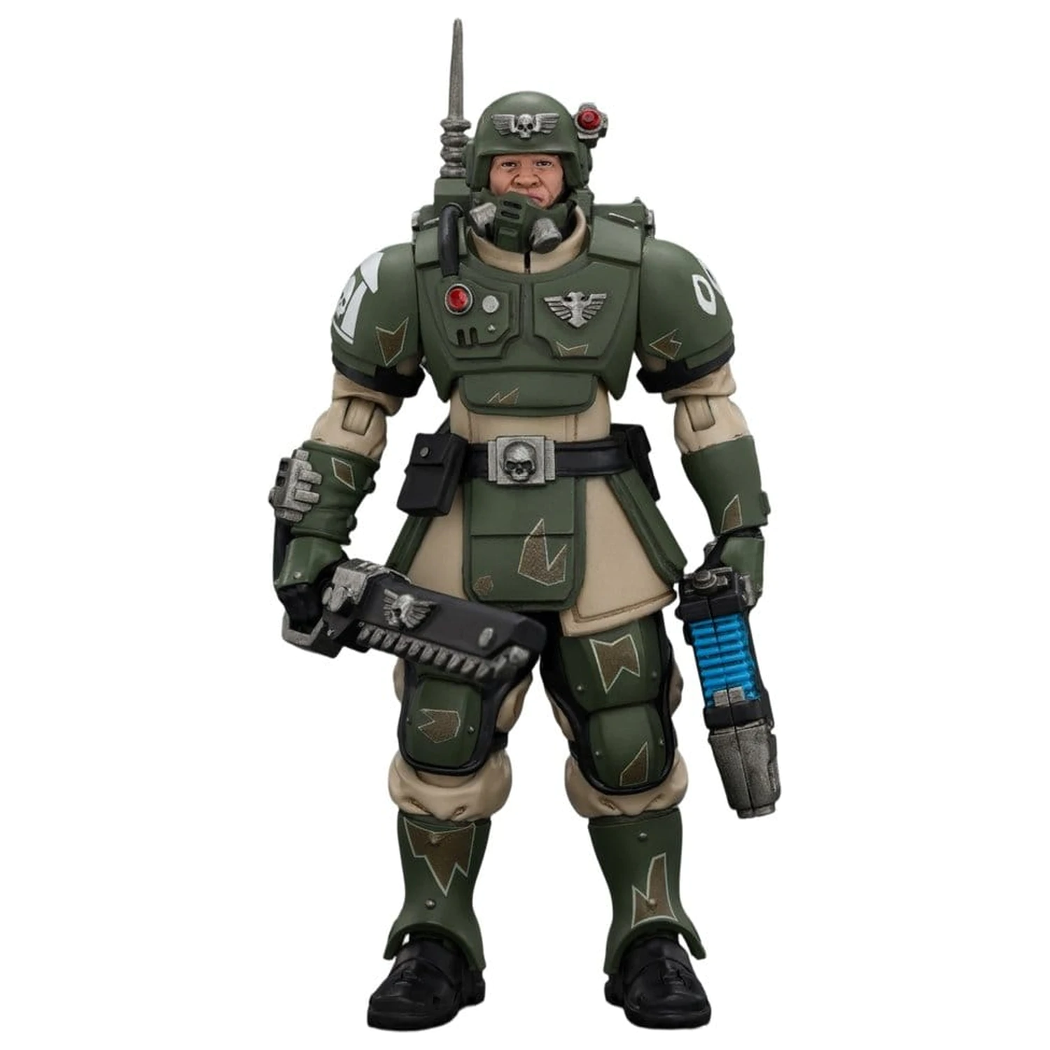 Warhammer figura Astra Militarum Kasrkin 1 s lančanim mačem i plazma pištoljem fotografija proizvoda