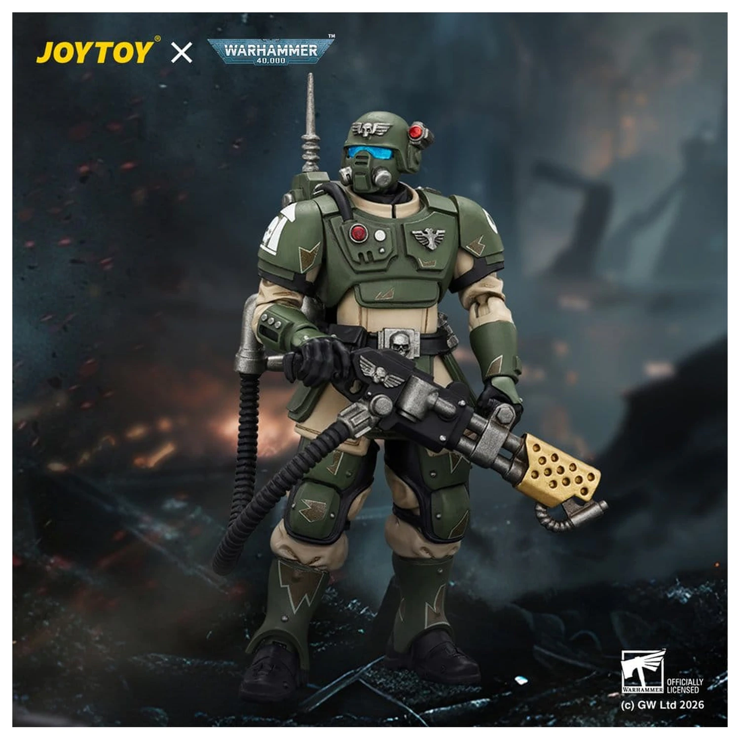 Warhammer Action Figure Astra Militarum Kasrkin 2 s Bacačem Plamena fotografija proizvoda