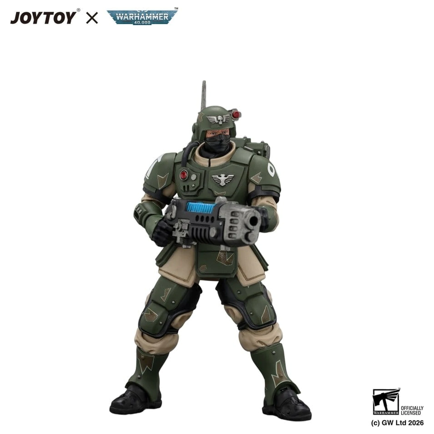 Warhammer akcijska figura Astra Militarum Kasrkin 4 s plazma puškom fotografija proizvoda
