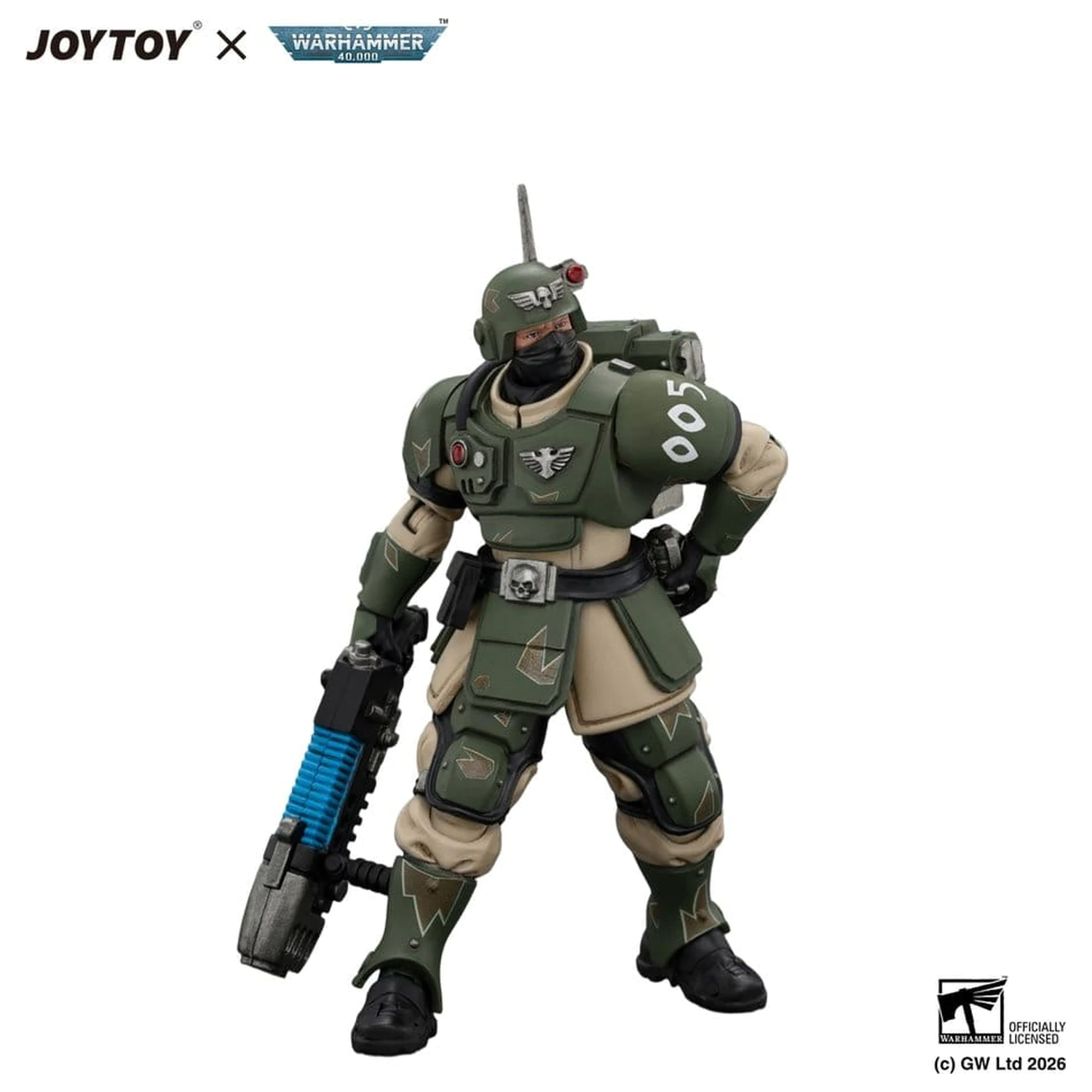 Warhammer akcijska figura Astra Militarum Kasrkin 4 s plazma puškom fotografija proizvoda