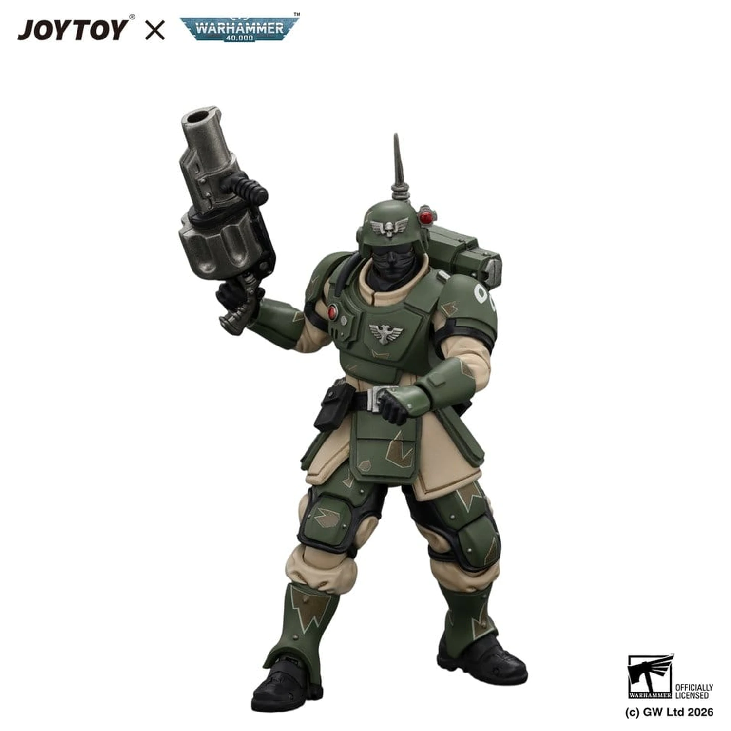 Warhammer akcijska figura Astra Militarum Kasrkin 5 s bacačem granata fotografija proizvoda