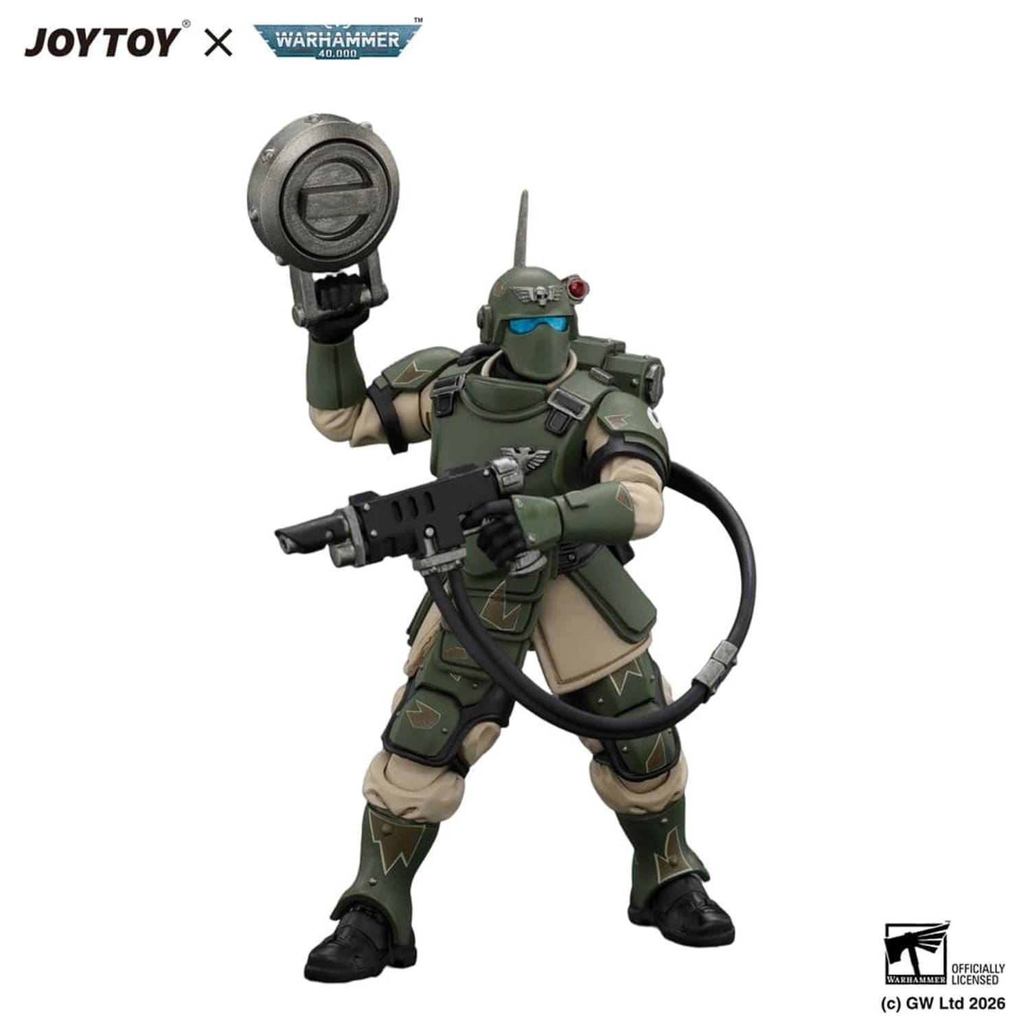 Warhammer figura Astra Militarum Kasrkin 6 s Hot-shot Laspistol fotografija proizvoda