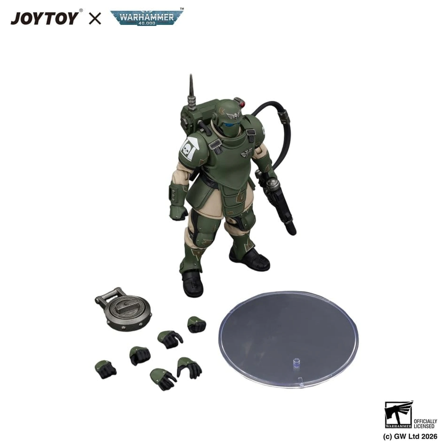 Warhammer figura Astra Militarum Kasrkin 6 s Hot-shot Laspistol fotografija proizvoda