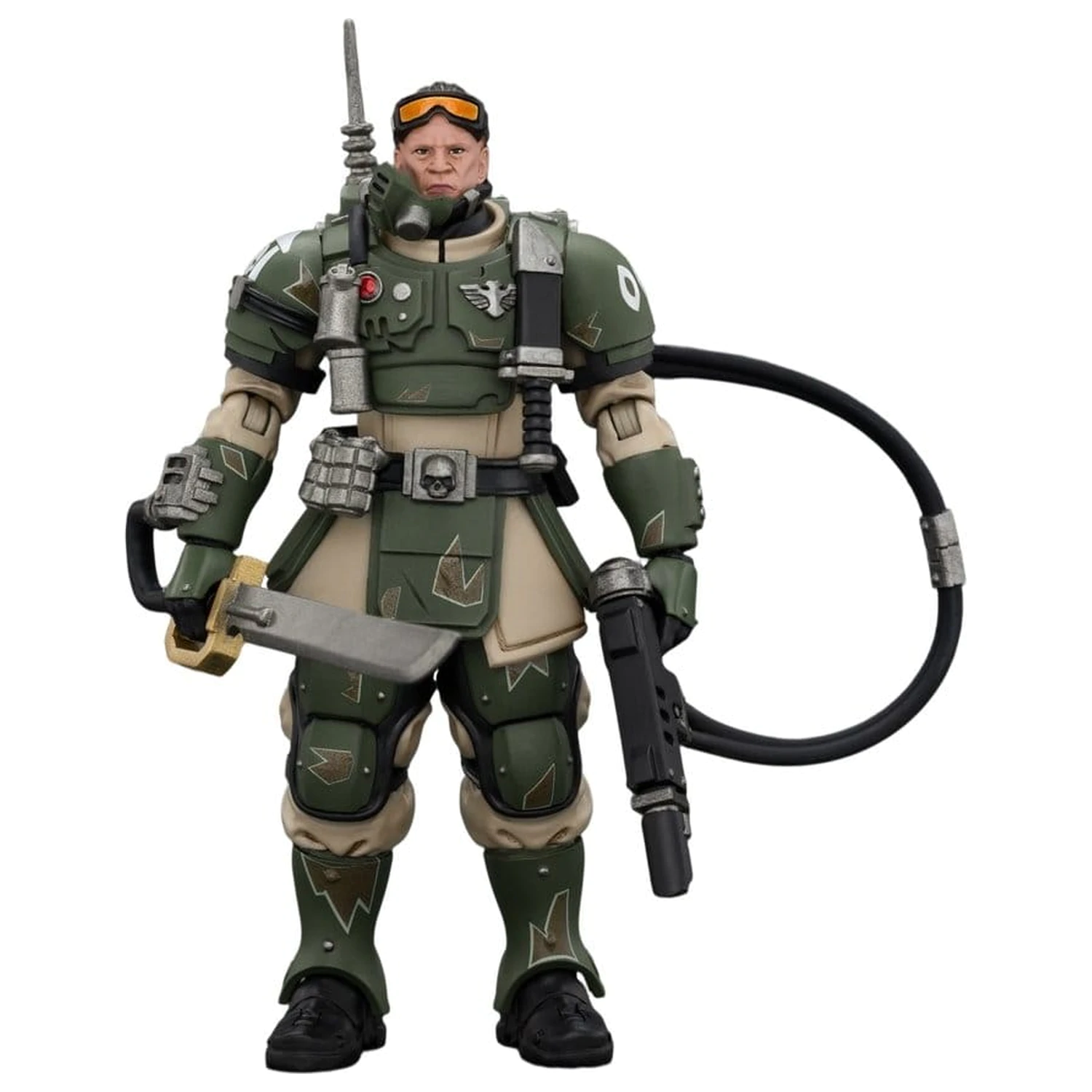 Warhammer Akcijska figura Astra Militarum Kasrkin 7 s Hot-shot Laspistol i Power Sword fotografija proizvoda