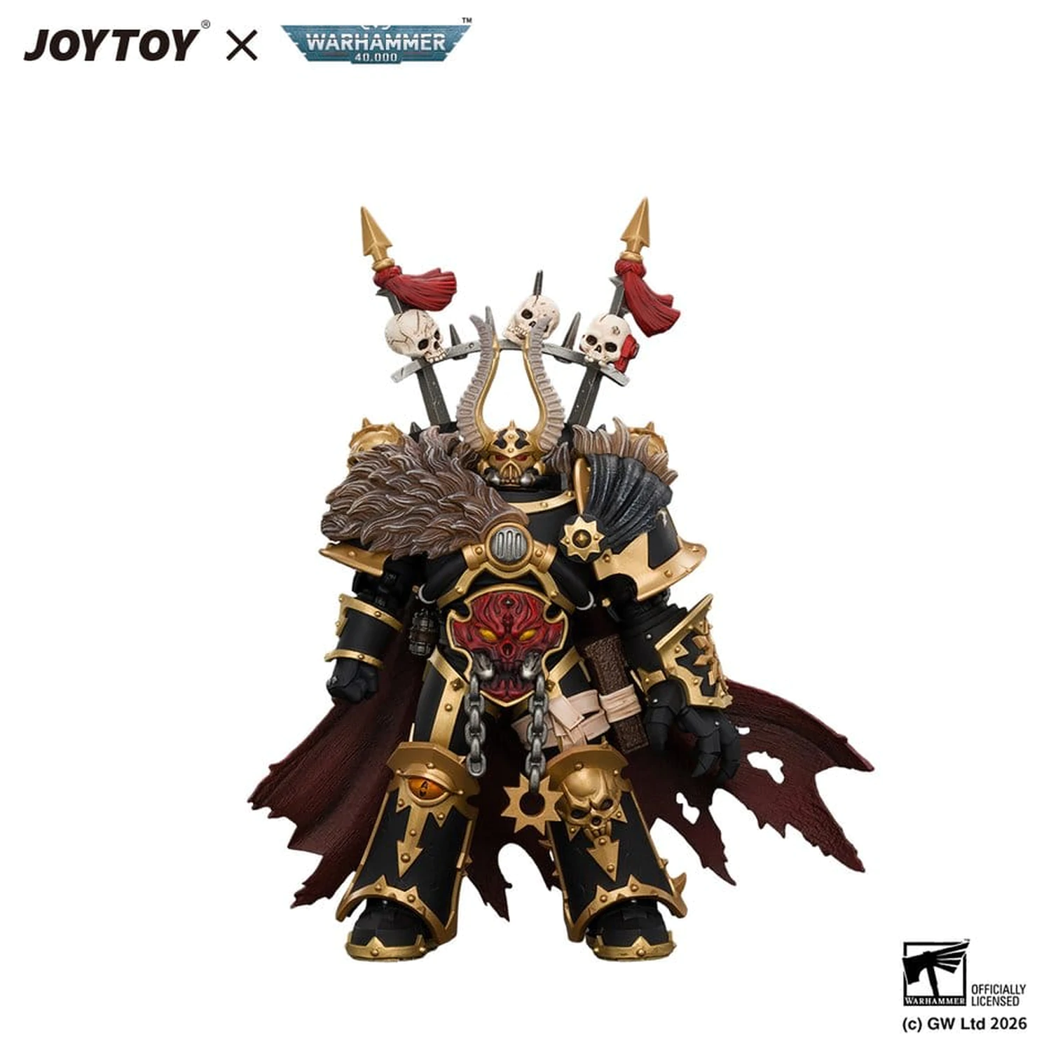 Warhammer akcijska figura Black Legion Chaos Lord 13 cm fotografija proizvoda