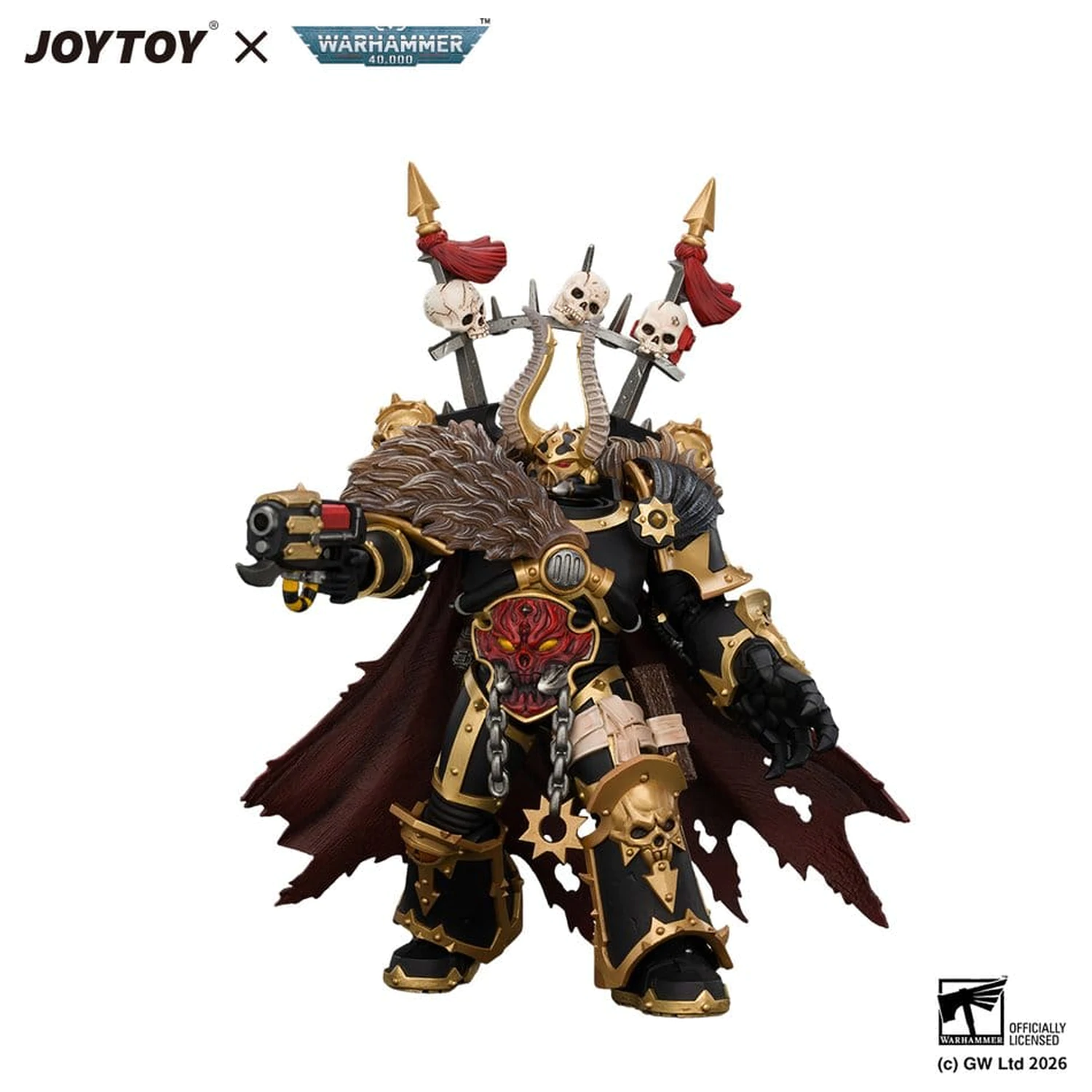 Warhammer akcijska figura Black Legion Chaos Lord 13 cm fotografija proizvoda