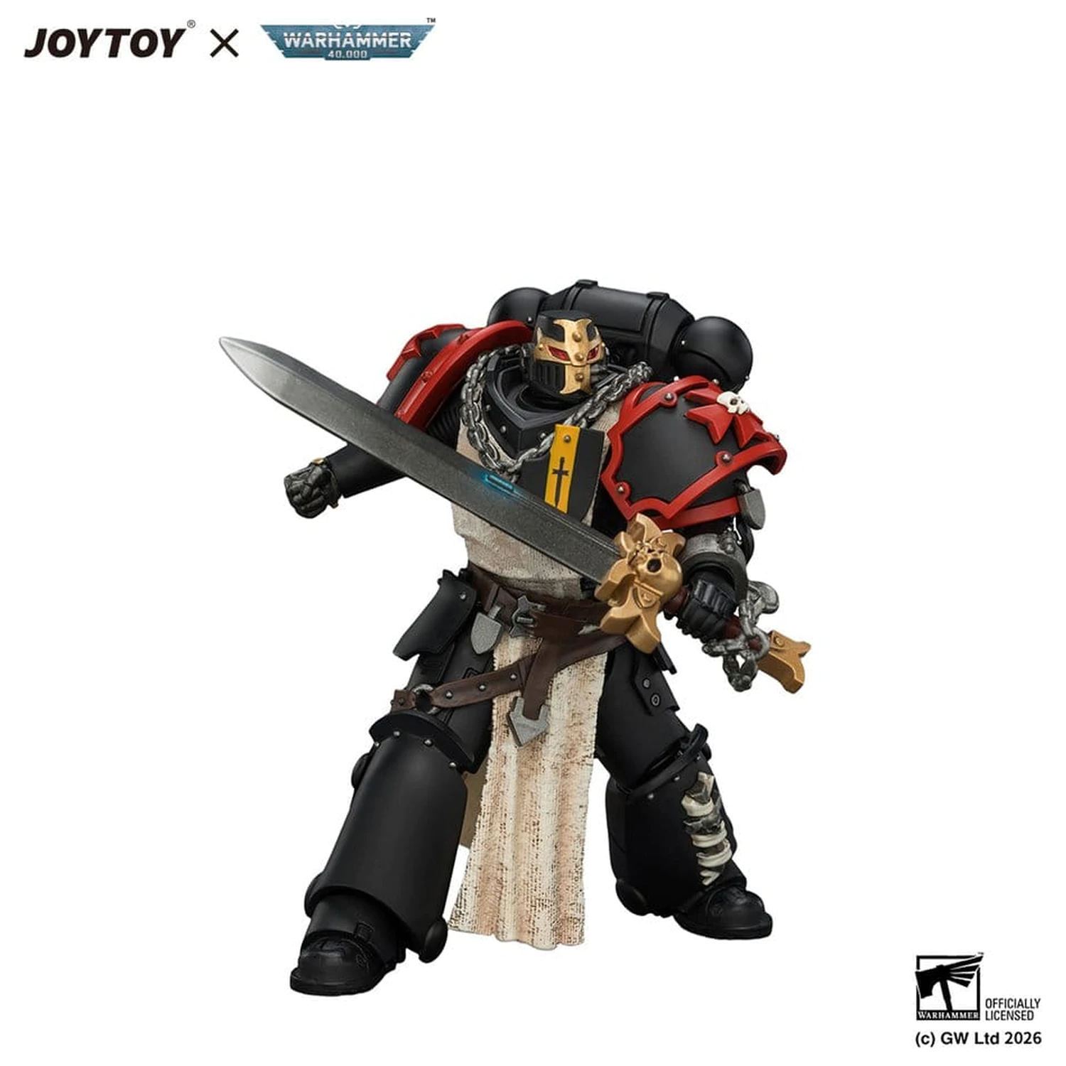 Warhammer Akcijska figura Black Templars Crusader Ancient 12 cm fotografija proizvoda