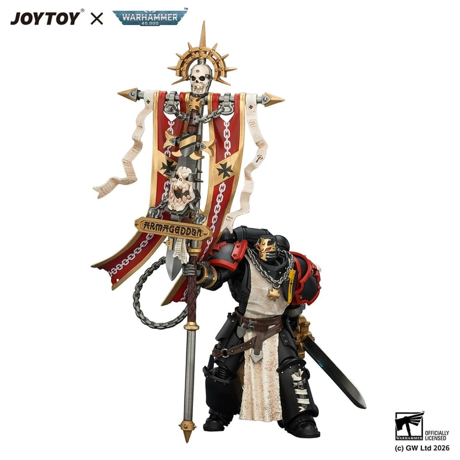Warhammer Akcijska figura Black Templars Crusader Ancient 12 cm fotografija proizvoda