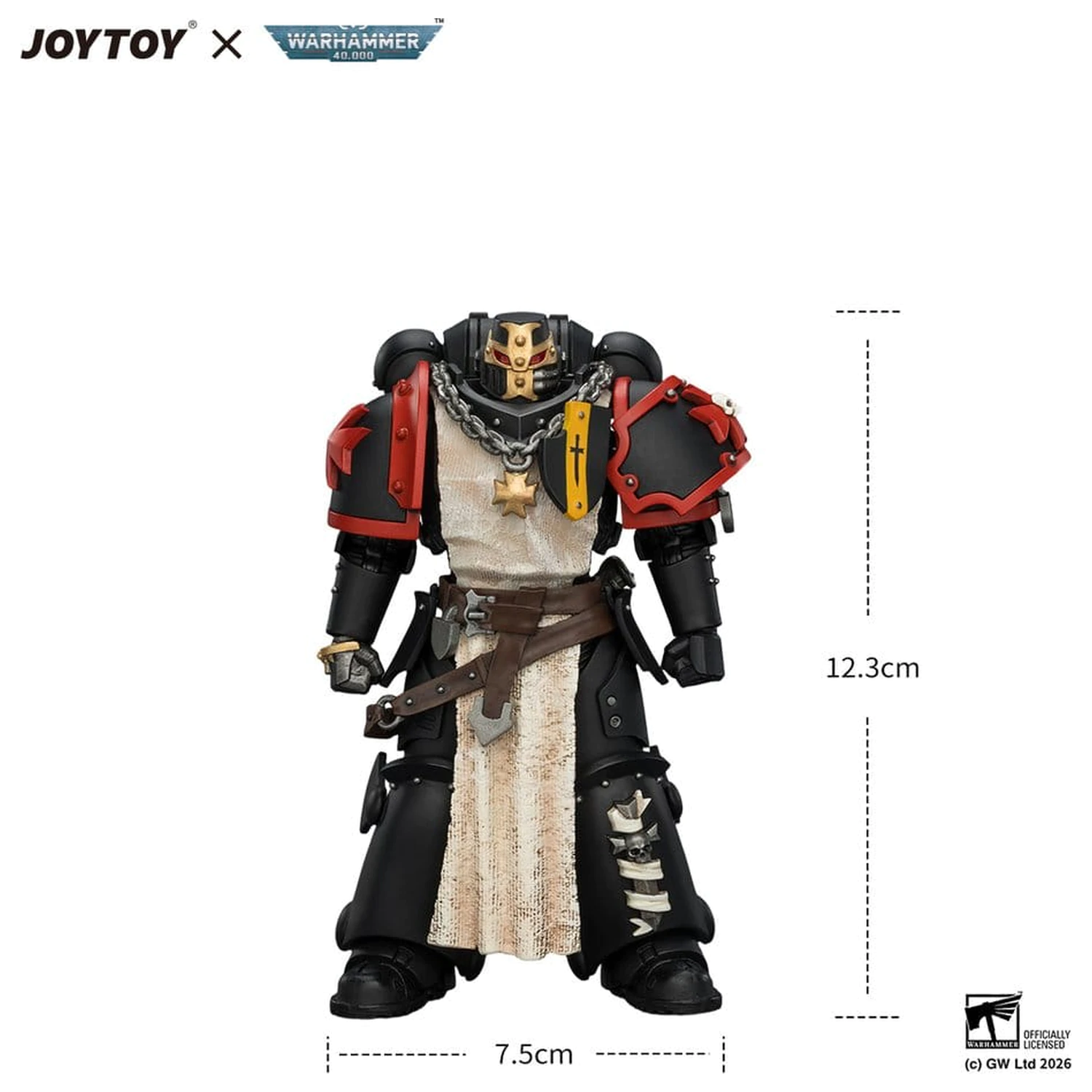 Warhammer Akcijska figura Black Templars Crusader Ancient 12 cm fotografija proizvoda