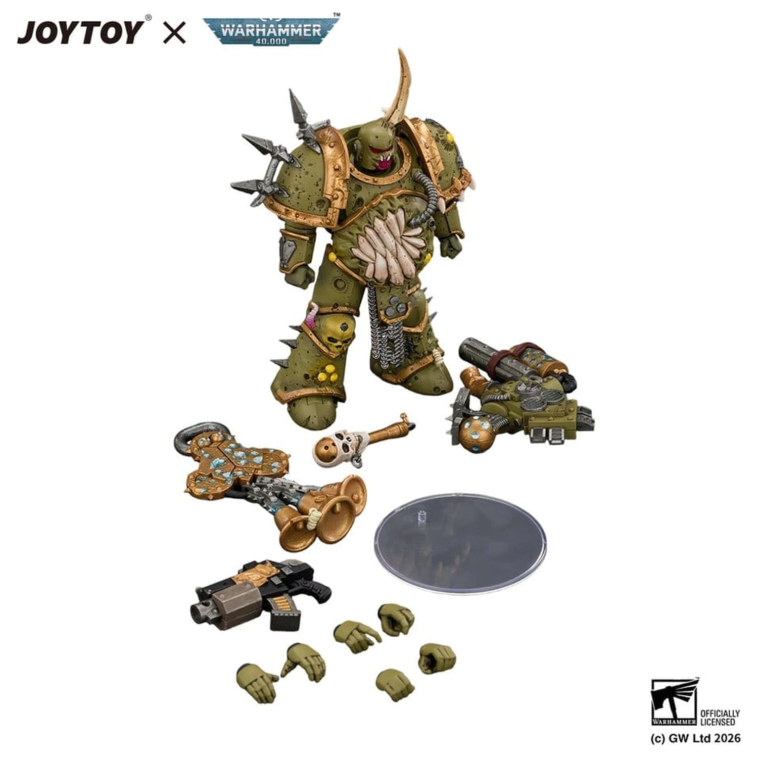 Warhammer akcijska figura Death Guard Plague Marine 1 12 cm fotografija proizvoda