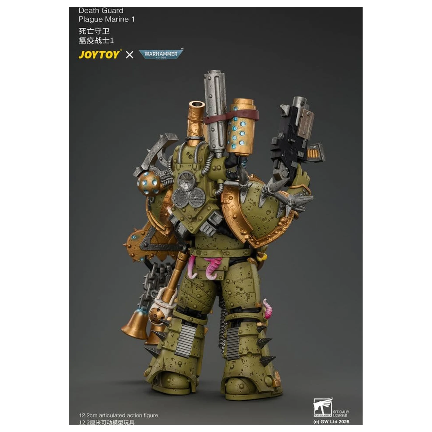 Warhammer akcijska figura Death Guard Plague Marine 1 12 cm fotografija proizvoda