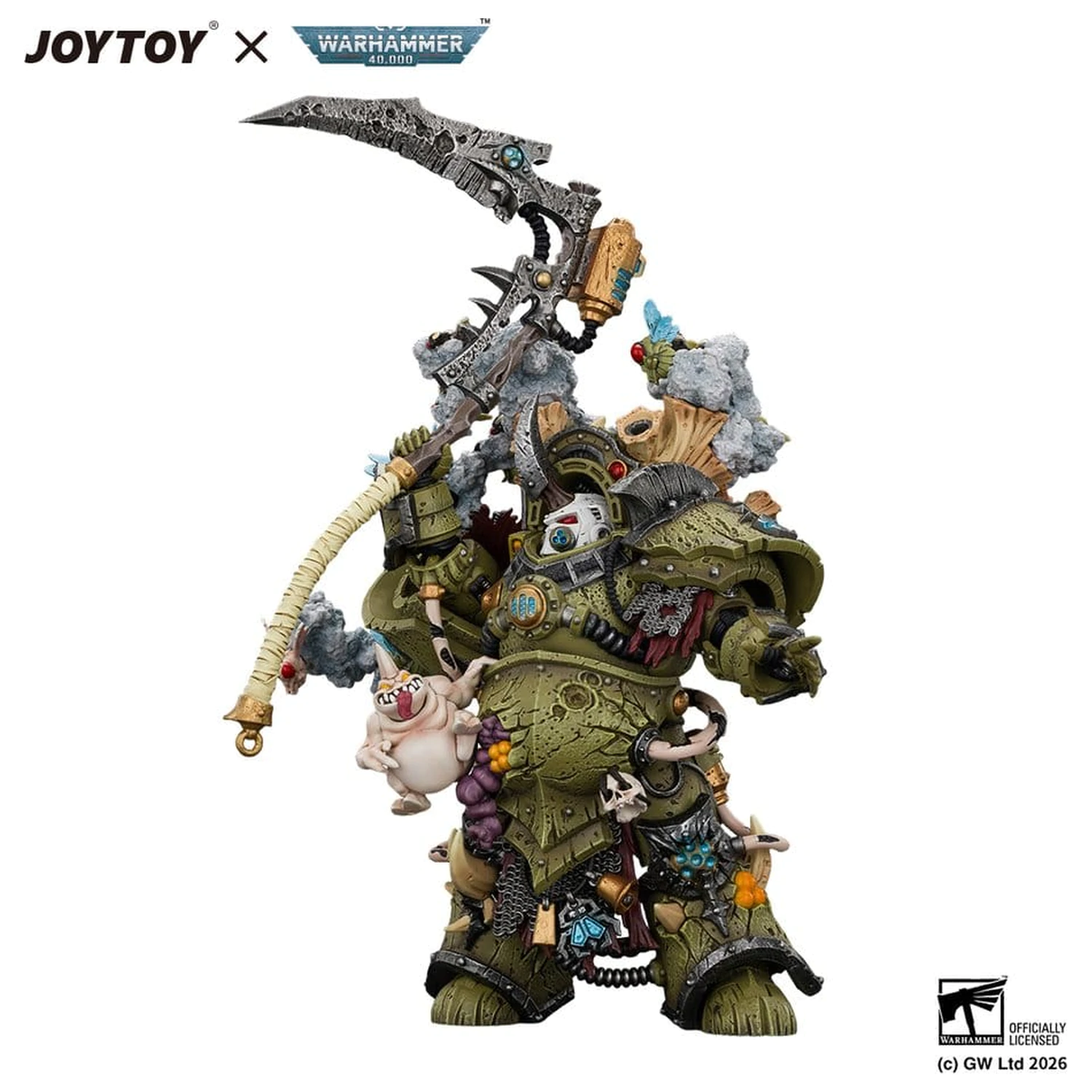 Warhammer akcijska figura Death Guard Typhus Herald of the Plague God 15 cm fotografija proizvoda