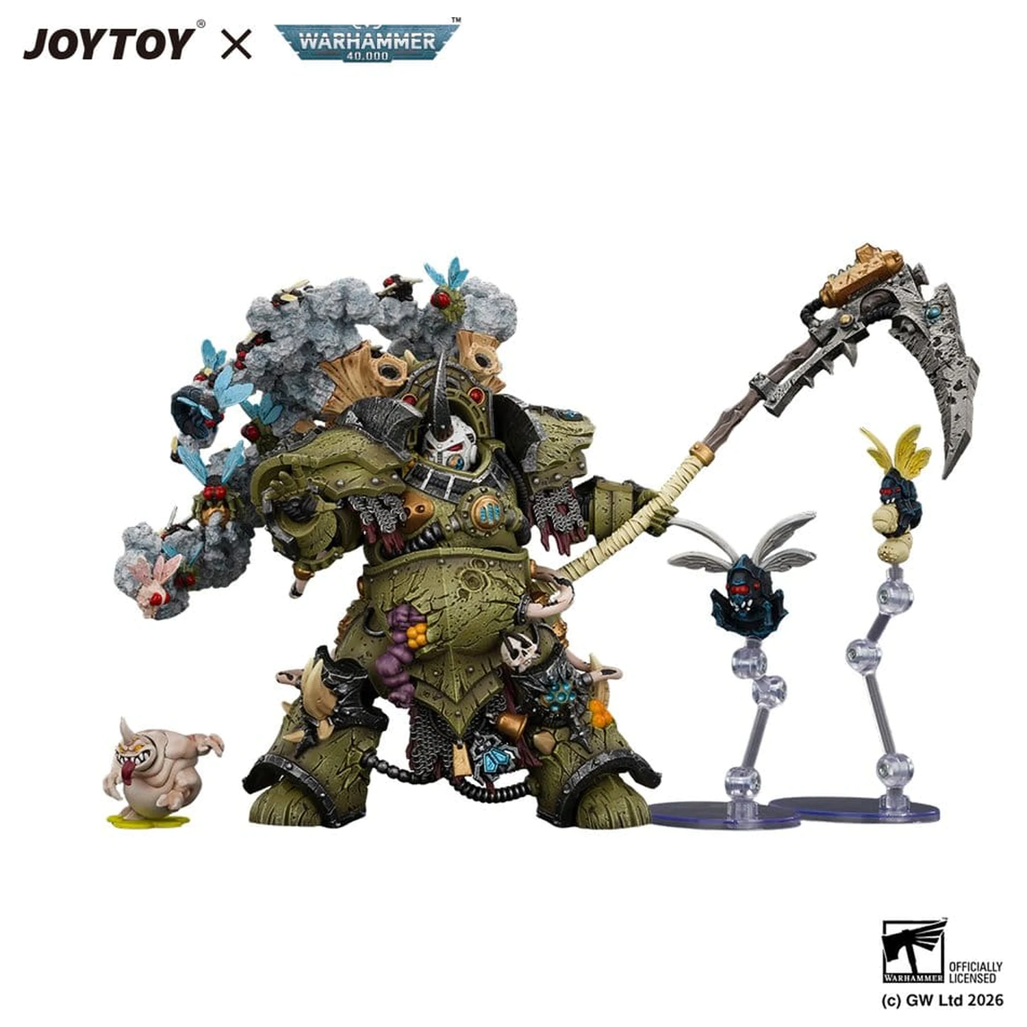 Warhammer akcijska figura Death Guard Typhus Herald of the Plague God 15 cm fotografija proizvoda