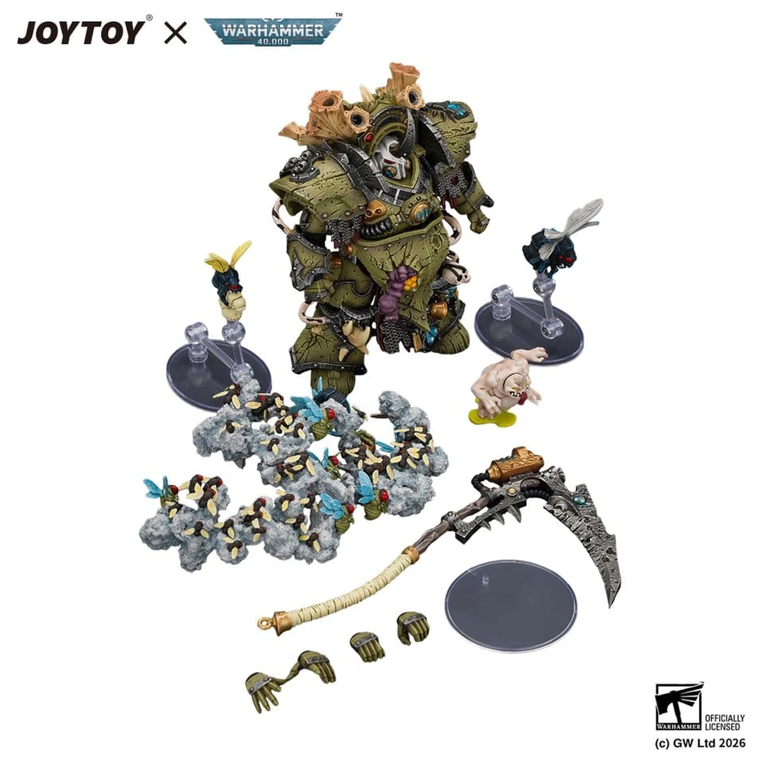 Warhammer akcijska figura Death Guard Typhus Herald of the Plague God 15 cm fotografija proizvoda