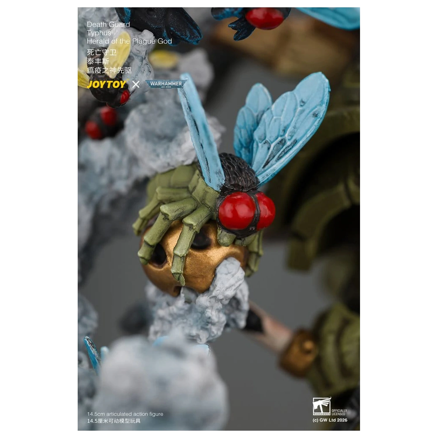 Warhammer akcijska figura Death Guard Typhus Herald of the Plague God 15 cm fotografija proizvoda