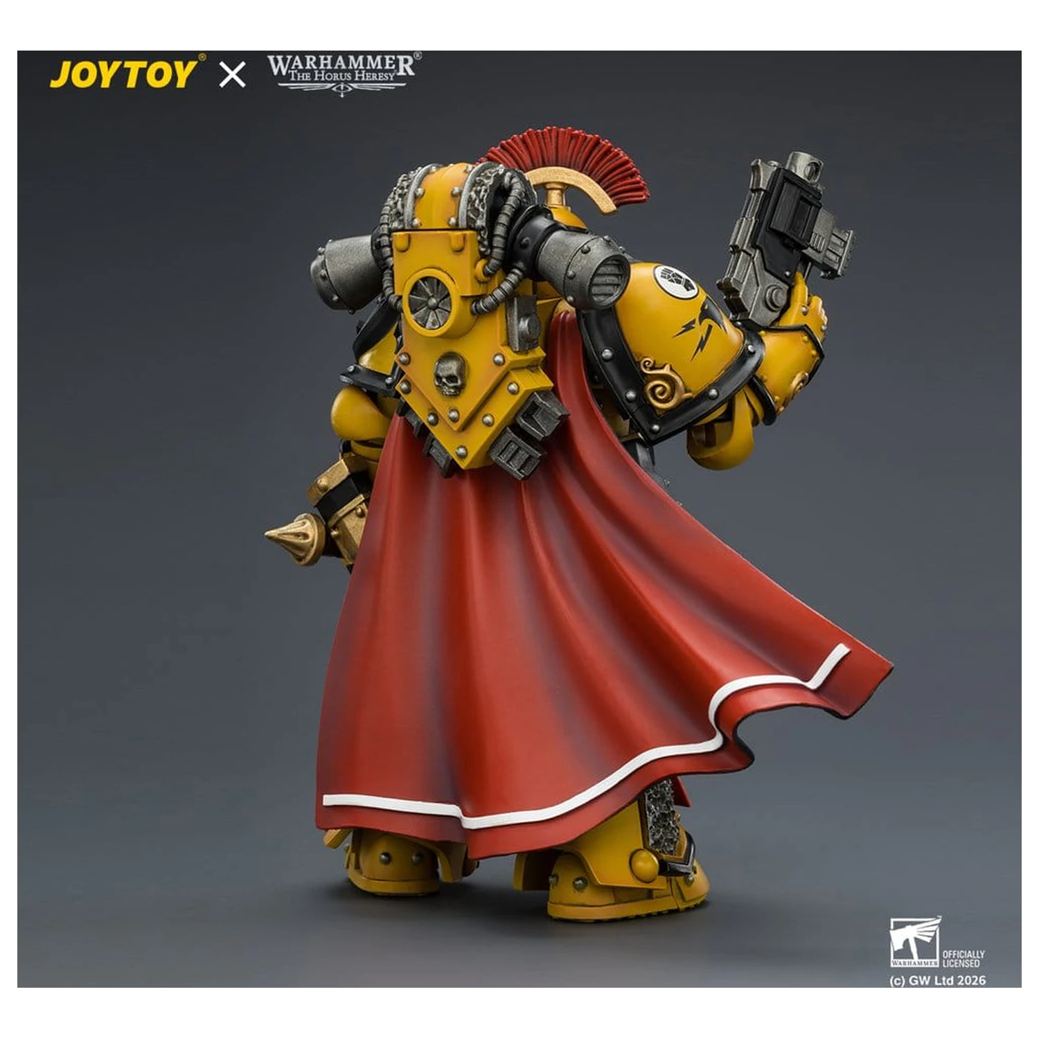 Warhammer akcijska figura Imperial Fists Legion Praetor u Mk III oklopu 13 cm fotografija proizvoda