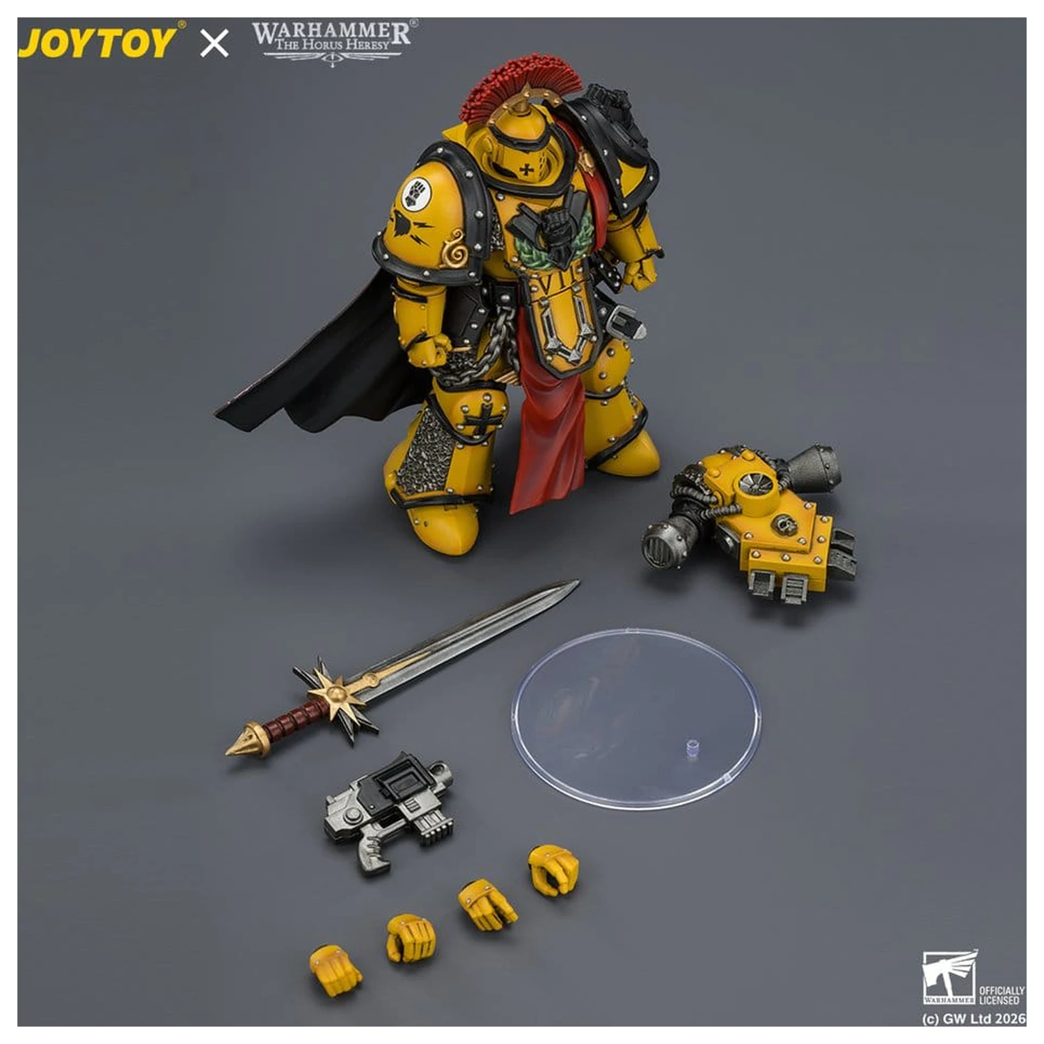 Warhammer akcijska figura Imperial Fists Legion Praetor u Mk III oklopu 13 cm fotografija proizvoda