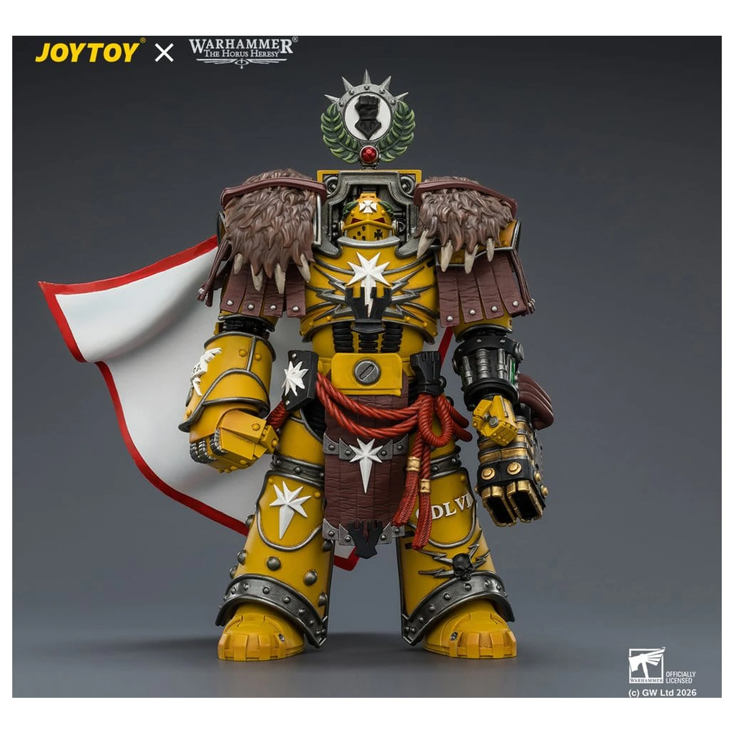 Warhammer Akcijska figura Imperial Fists Lord Castellan Evander Garrius, The Tyrant of Cthonia 14 cm fotografija proizvoda