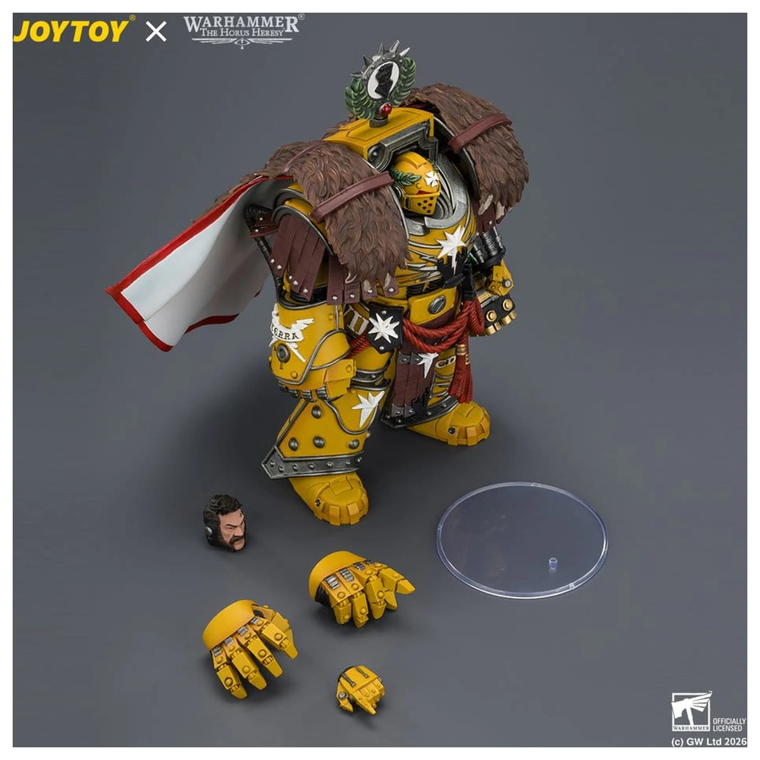 Warhammer Akcijska figura Imperial Fists Lord Castellan Evander Garrius, The Tyrant of Cthonia 14 cm fotografija proizvoda