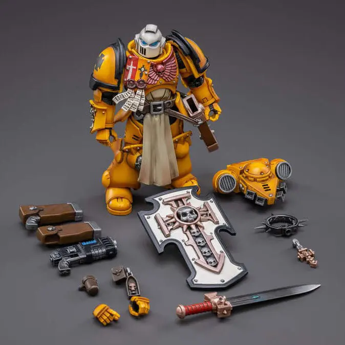 Warhammer 40k akcijska figura 1/18 Primaris Space Marines Imperial Fists Bladeguard Veteran 12 cm fotografija proizvoda