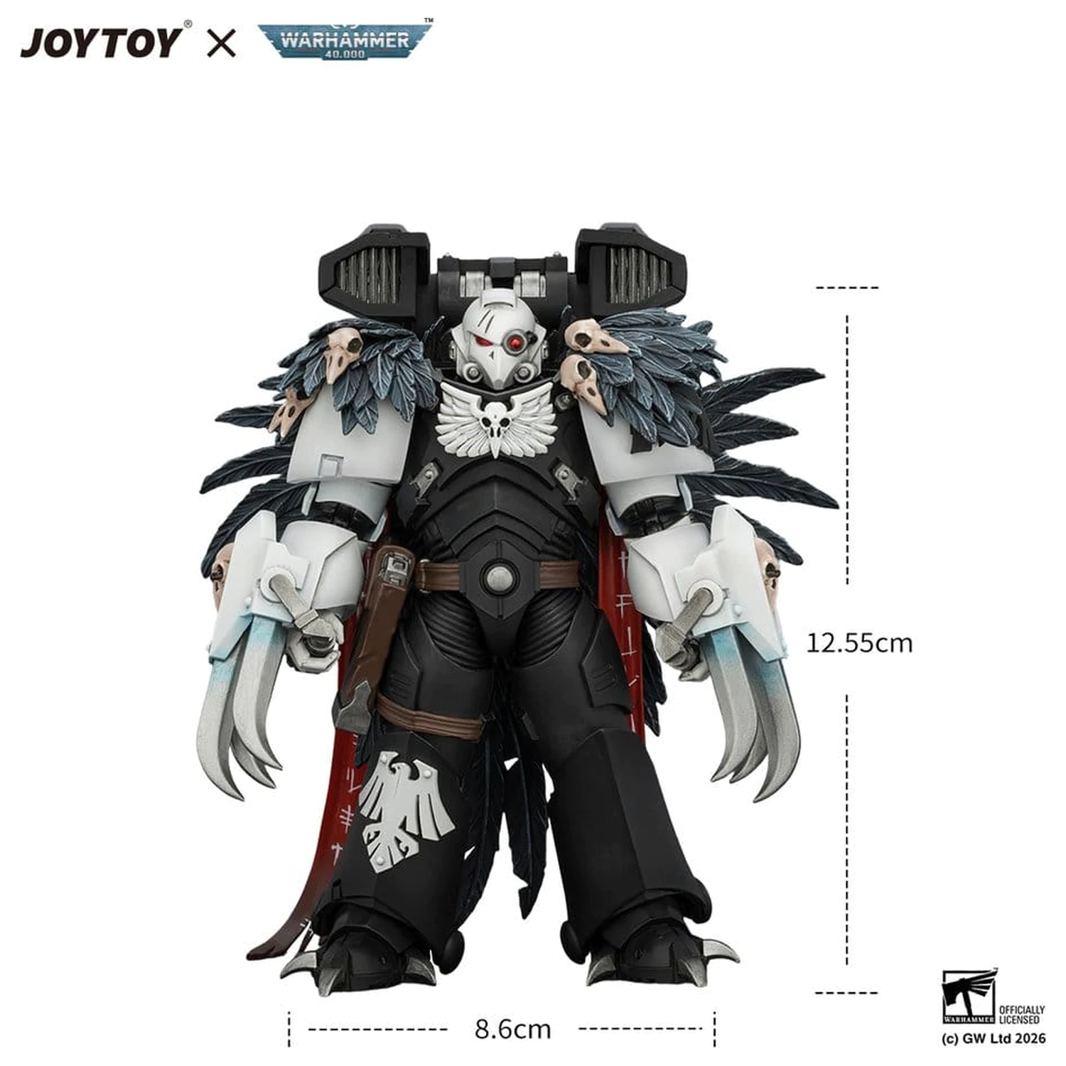 Warhammer akcijska figura Raven Guard Chapter Master Aethon Shaan 13 cm fotografija proizvoda