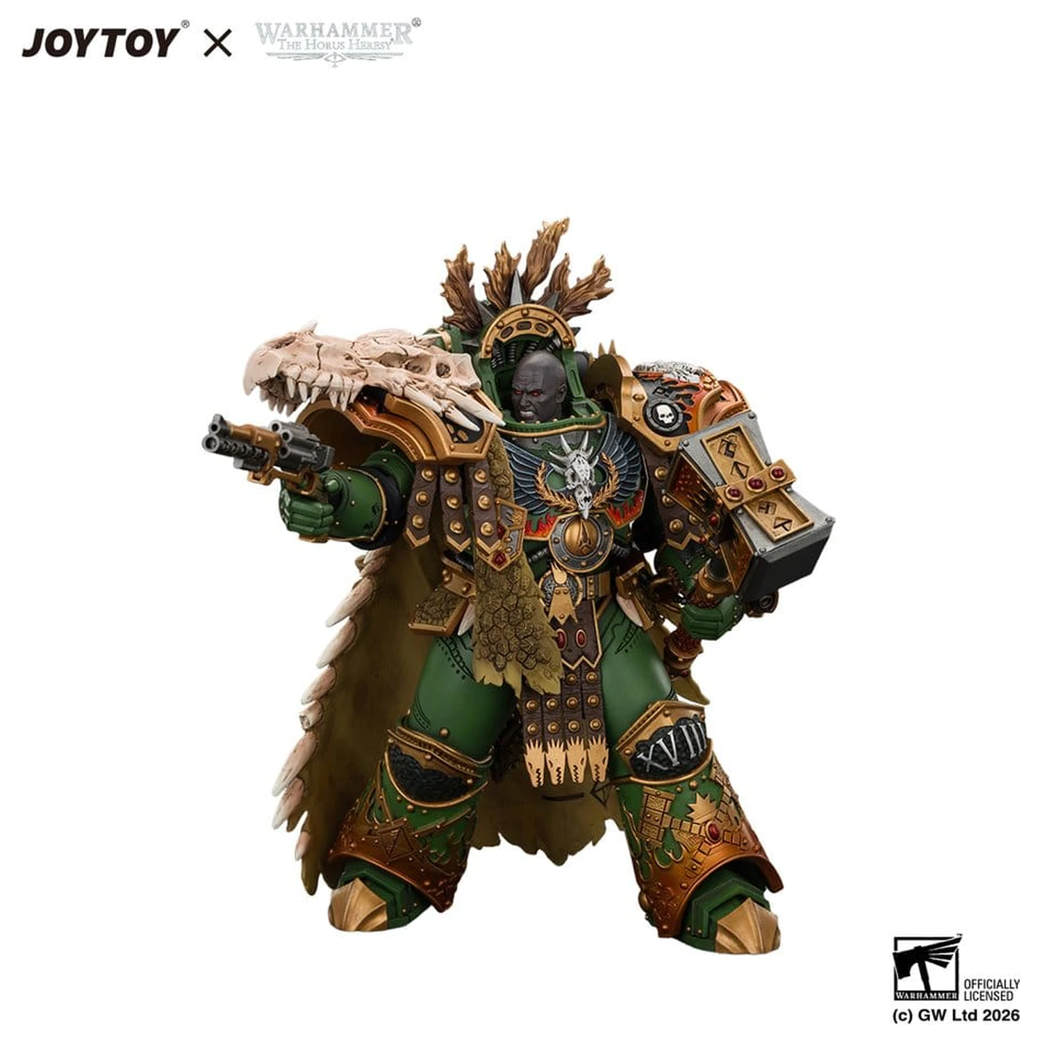 Warhammer akcijska figura Salamanders Vulkan, Primarch of the XVIIIth Legion 21 cm fotografija proizvoda