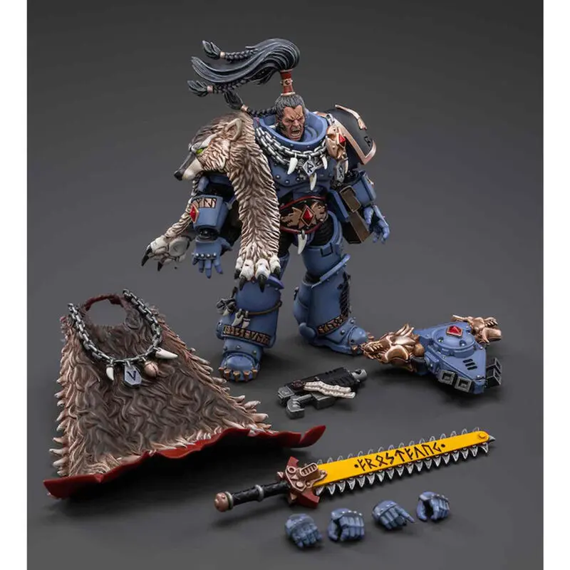 Warhammer 40k akcijska figura 1/18 Space Wolves Ragnar Blackmane 13 cm fotografija proizvoda