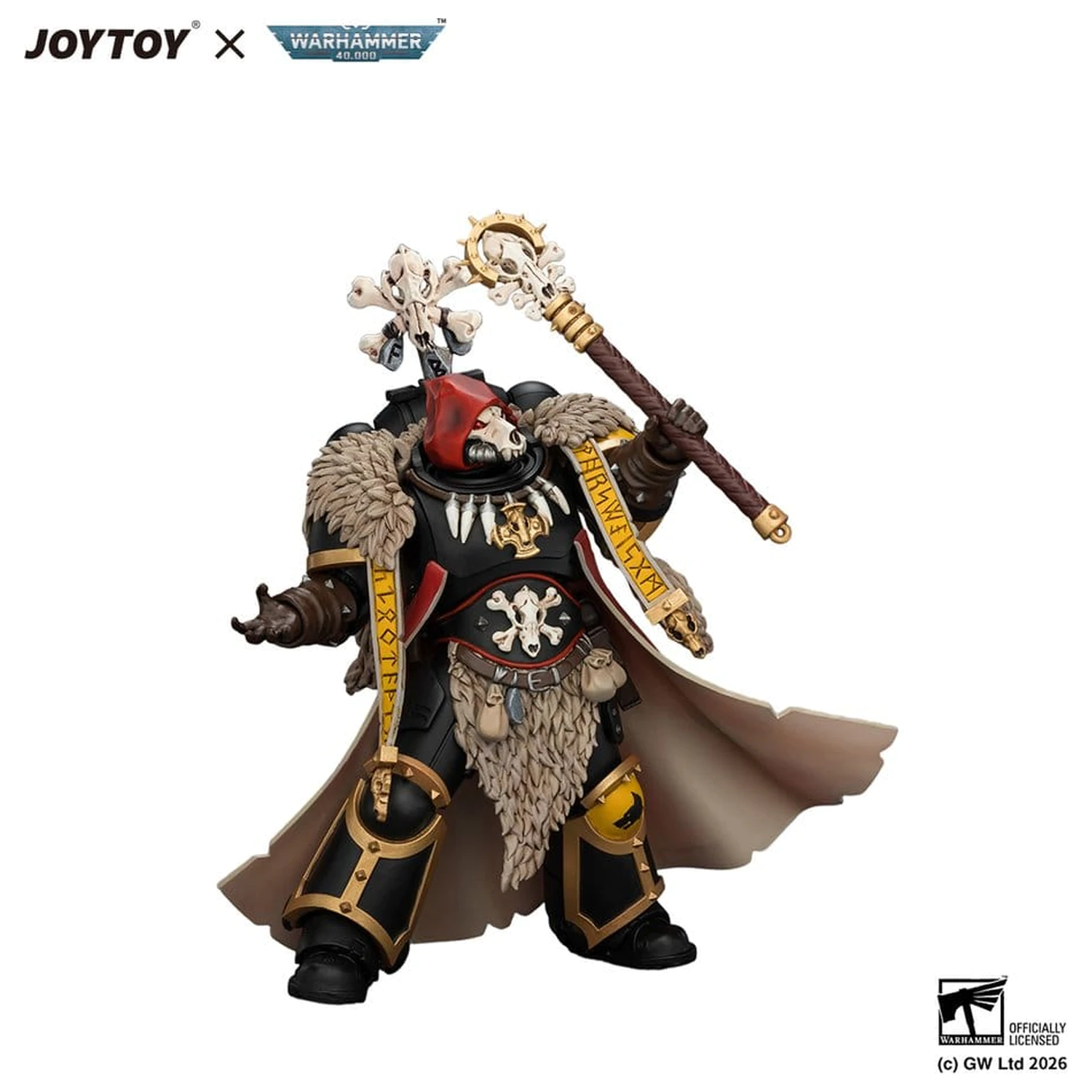 Warhammer akcijska figura Space Wolves Wolf Priest 12 cm fotografija proizvoda