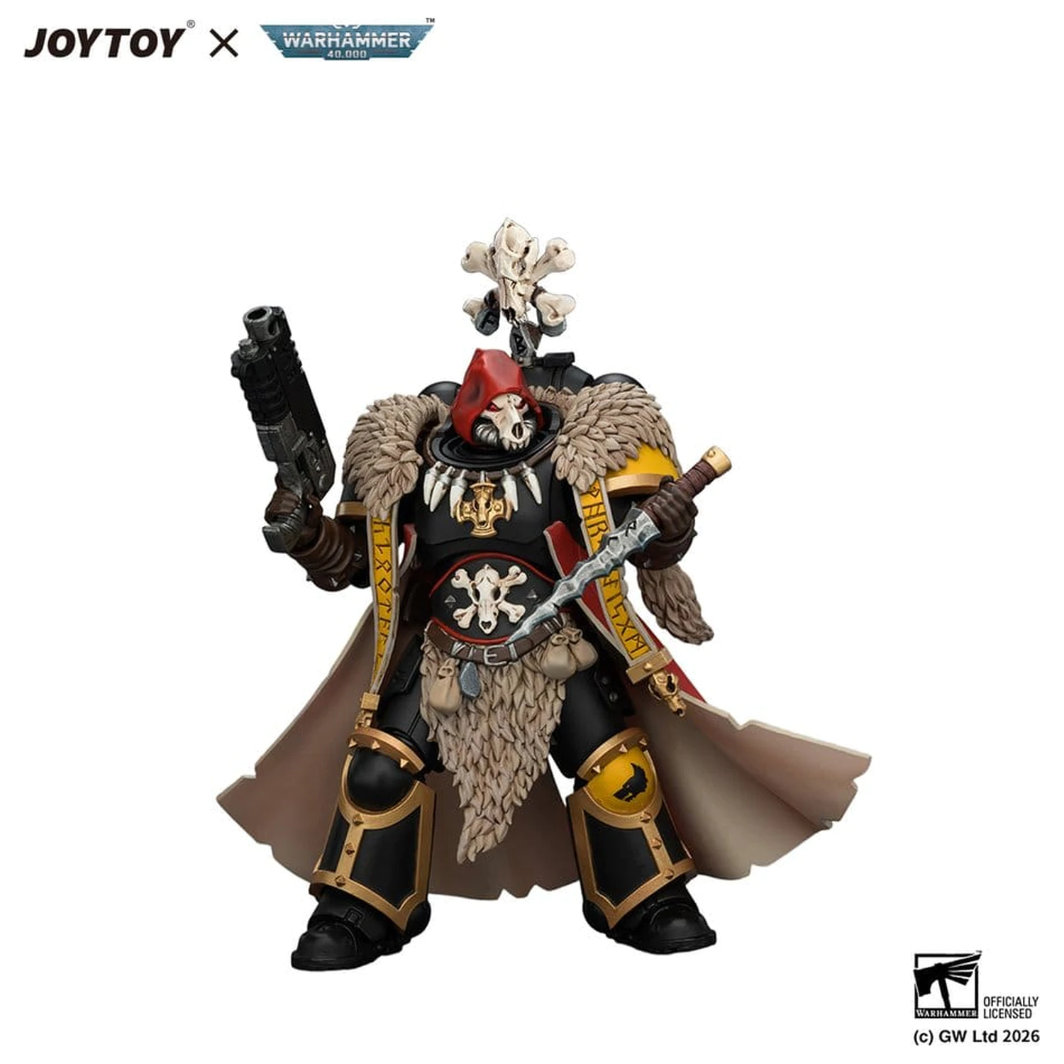 Warhammer akcijska figura Space Wolves Wolf Priest 12 cm fotografija proizvoda