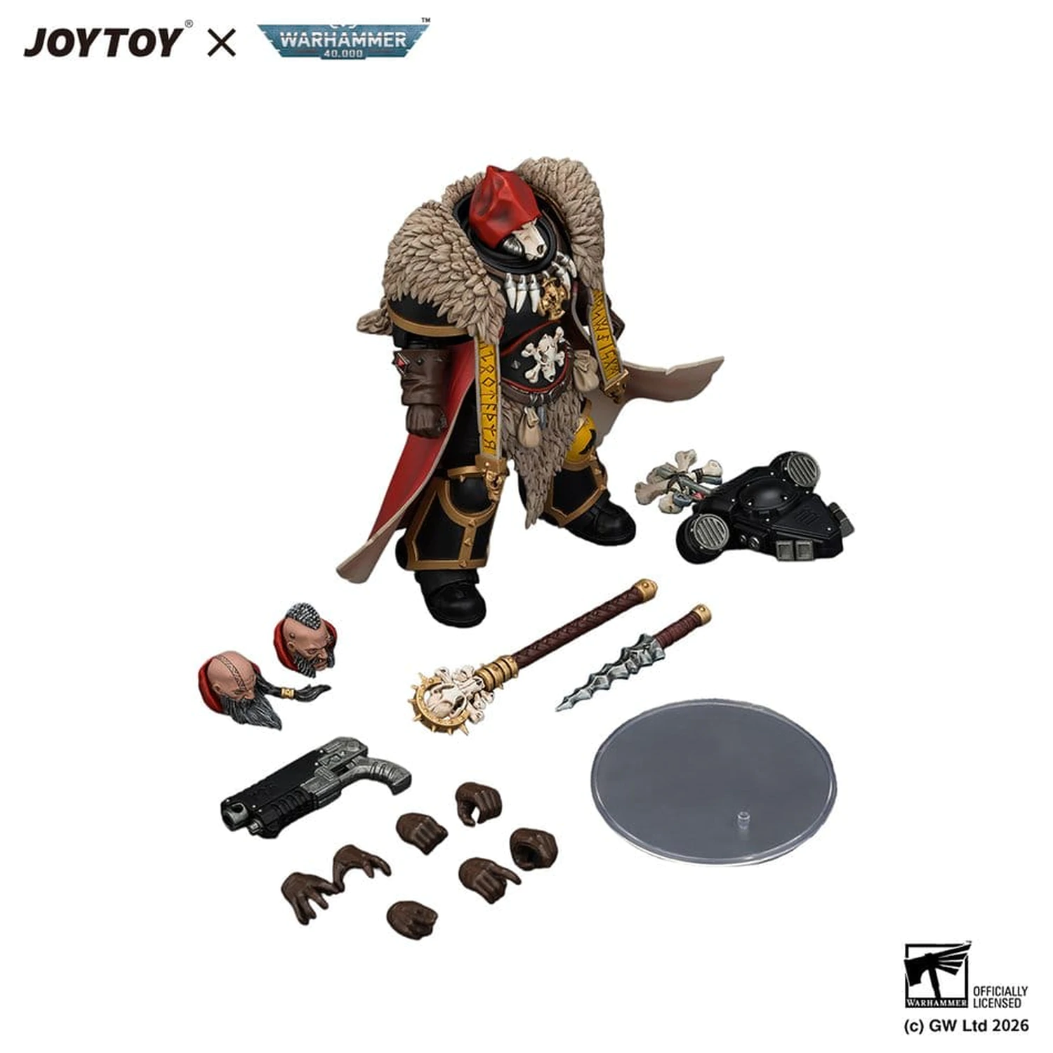 Warhammer akcijska figura Space Wolves Wolf Priest 12 cm fotografija proizvoda