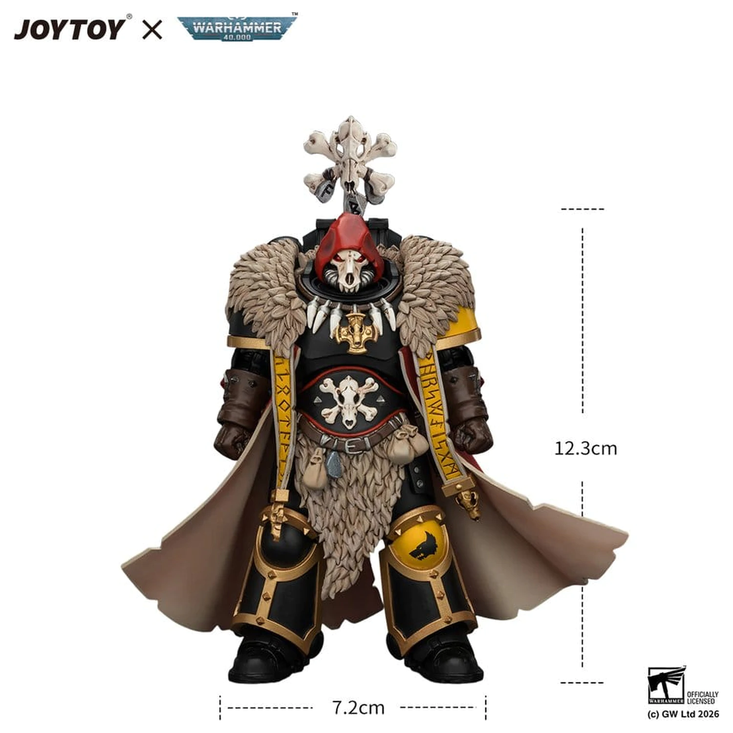 Warhammer akcijska figura Space Wolves Wolf Priest 12 cm fotografija proizvoda