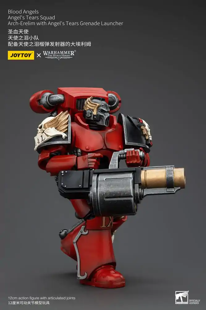 Warhammer The Horus Heresy akcijska figura 1/18 Blood Angels Angel's Tears Squad Arch-Erelim s bacačem granata Angel's Tears 12 cm fotografija proizvoda