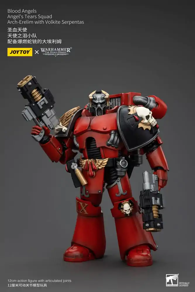 Warhammer The Horus Heresy akcijska figura 1/18 Blood Angels Angel&#039;s Tears Squad Arch-Erelim s Volkite Serpentas 12 cm fotografija proizvoda
