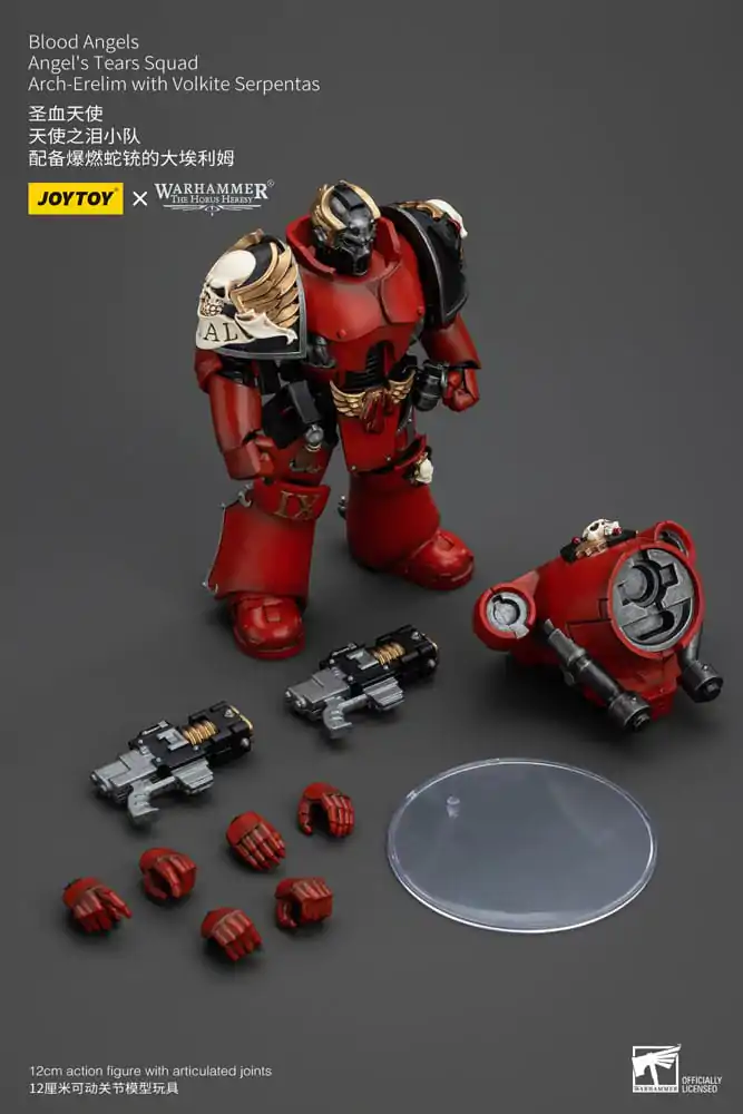 Warhammer The Horus Heresy akcijska figura 1/18 Blood Angels Angel&#039;s Tears Squad Arch-Erelim s Volkite Serpentas 12 cm fotografija proizvoda