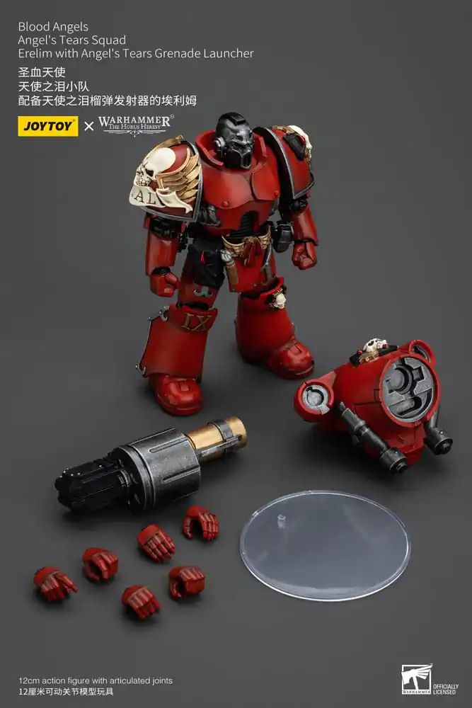 Warhammer The Horus Heresy akcijska figura 1/18 Blood Angels Angel's Tears Squad Erelim s bacačem granata Angel's Tears 12 cm fotografija proizvoda