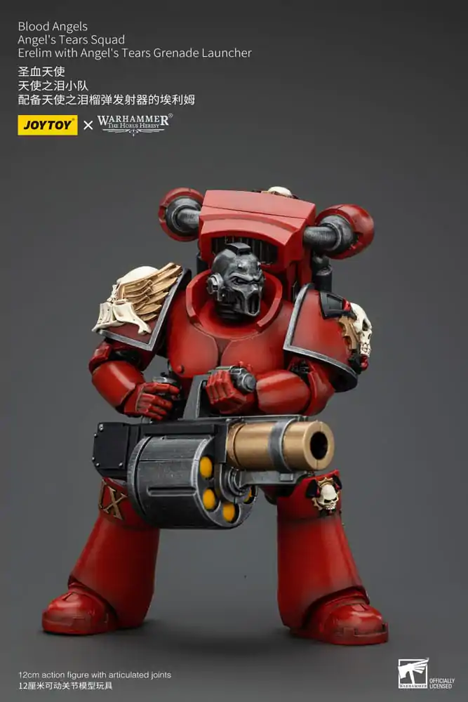 Warhammer The Horus Heresy akcijska figura 1/18 Blood Angels Angel's Tears Squad Erelim s bacačem granata Angel's Tears 12 cm fotografija proizvoda