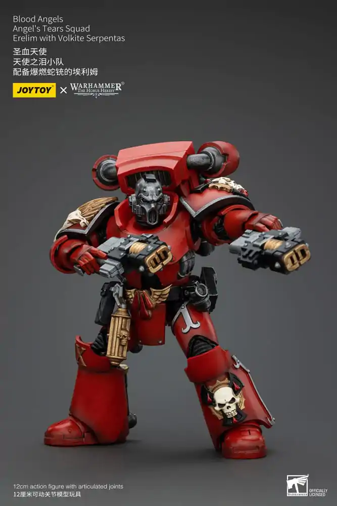 Warhammer The Horus Heresy akcijska figura 1/18 Blood Angels Angel's Tears Squad Erelim s Volkite Serpentas 12 cm fotografija proizvoda