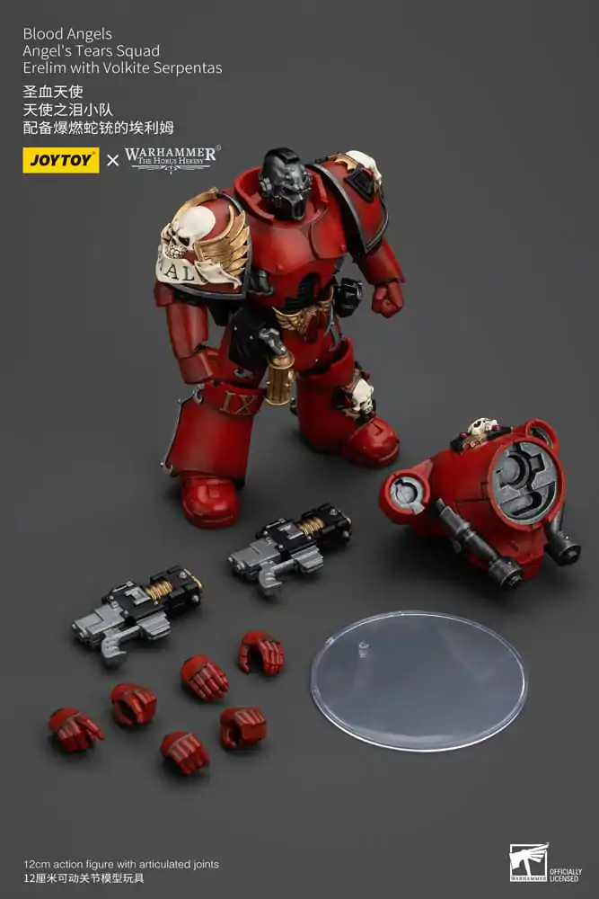 Warhammer The Horus Heresy akcijska figura 1/18 Blood Angels Angel's Tears Squad Erelim s Volkite Serpentas 12 cm fotografija proizvoda