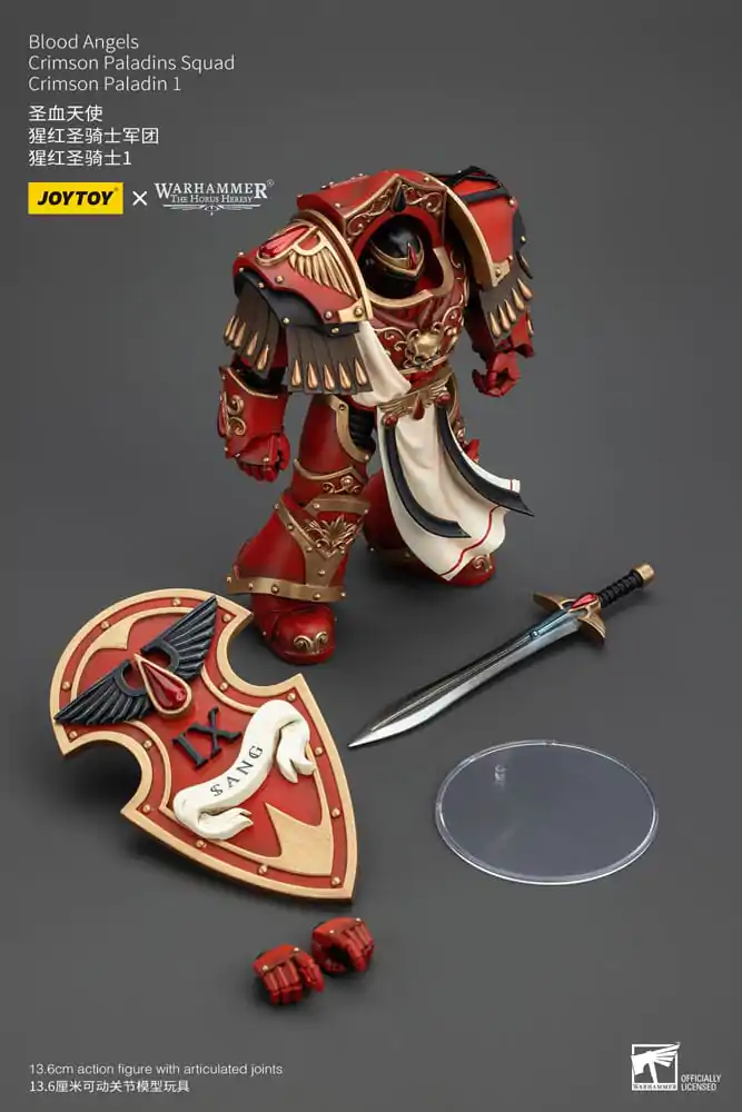 Warhammer The Horus Heresy Akcijska figura 1/18 Blood Angels Crimson Paladins Squad Crimson Paladin 1 14 cm fotografija proizvoda