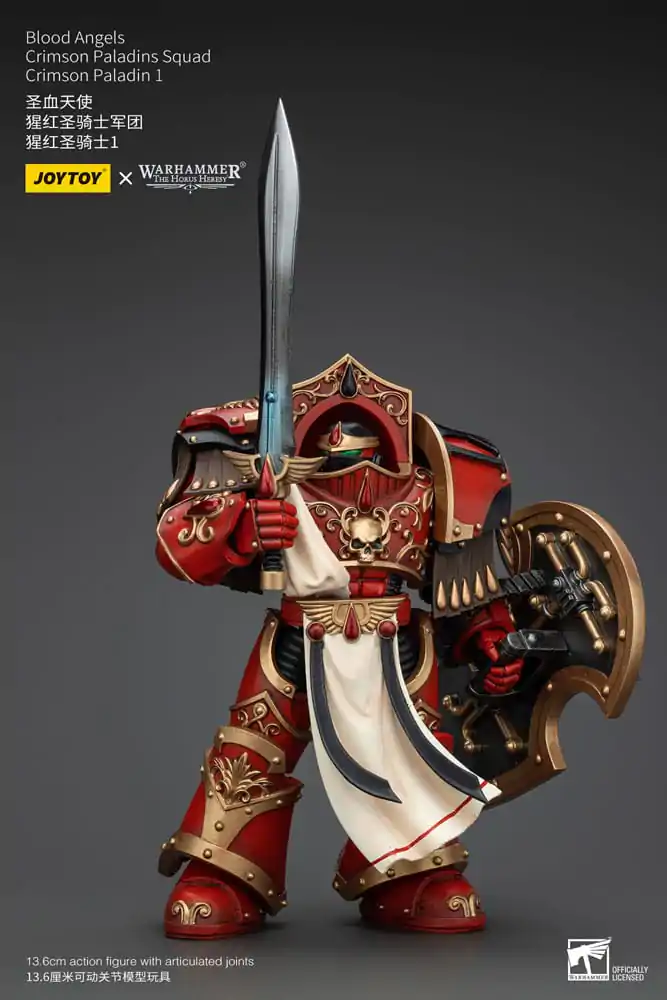 Warhammer The Horus Heresy Akcijska figura 1/18 Blood Angels Crimson Paladins Squad Crimson Paladin 1 14 cm fotografija proizvoda