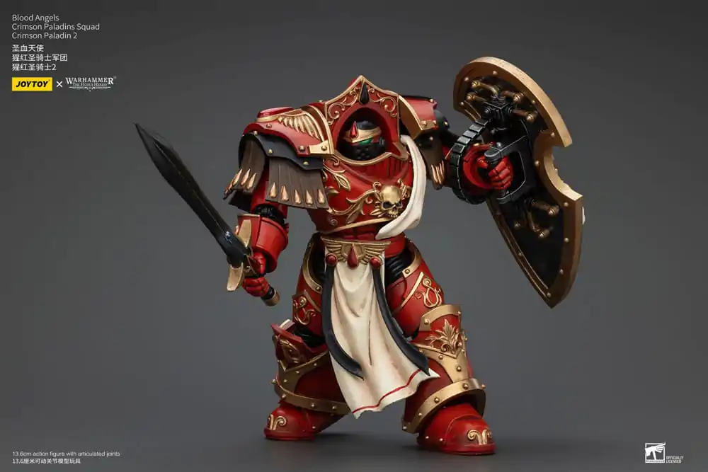 Warhammer The Horus Heresy Action Figure 1/18 Blood Angels Crimson Paladins Squad Crimson Paladin 2 14 cm Akcijska Figura fotografija proizvoda