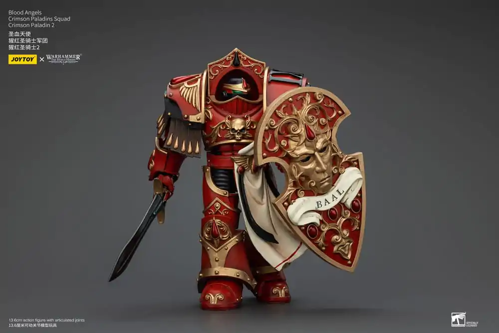 Warhammer The Horus Heresy Action Figure 1/18 Blood Angels Crimson Paladins Squad Crimson Paladin 2 14 cm Akcijska Figura fotografija proizvoda