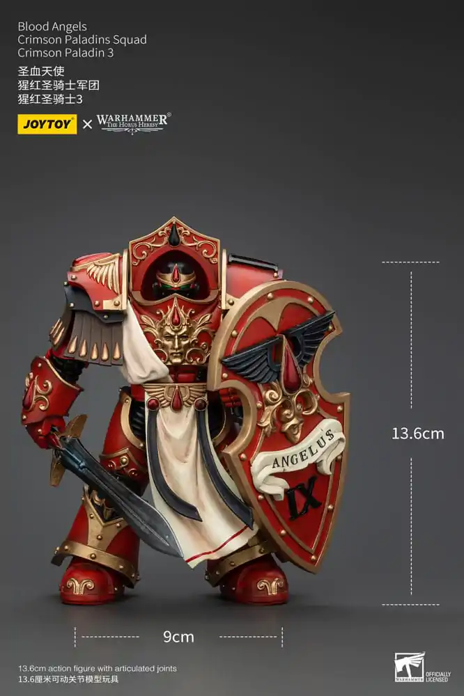 Warhammer The Horus Heresy akcijska figura 1/18 Blood Angels Crimson Paladins Squad Crimson Paladin 3 14 cm fotografija proizvoda
